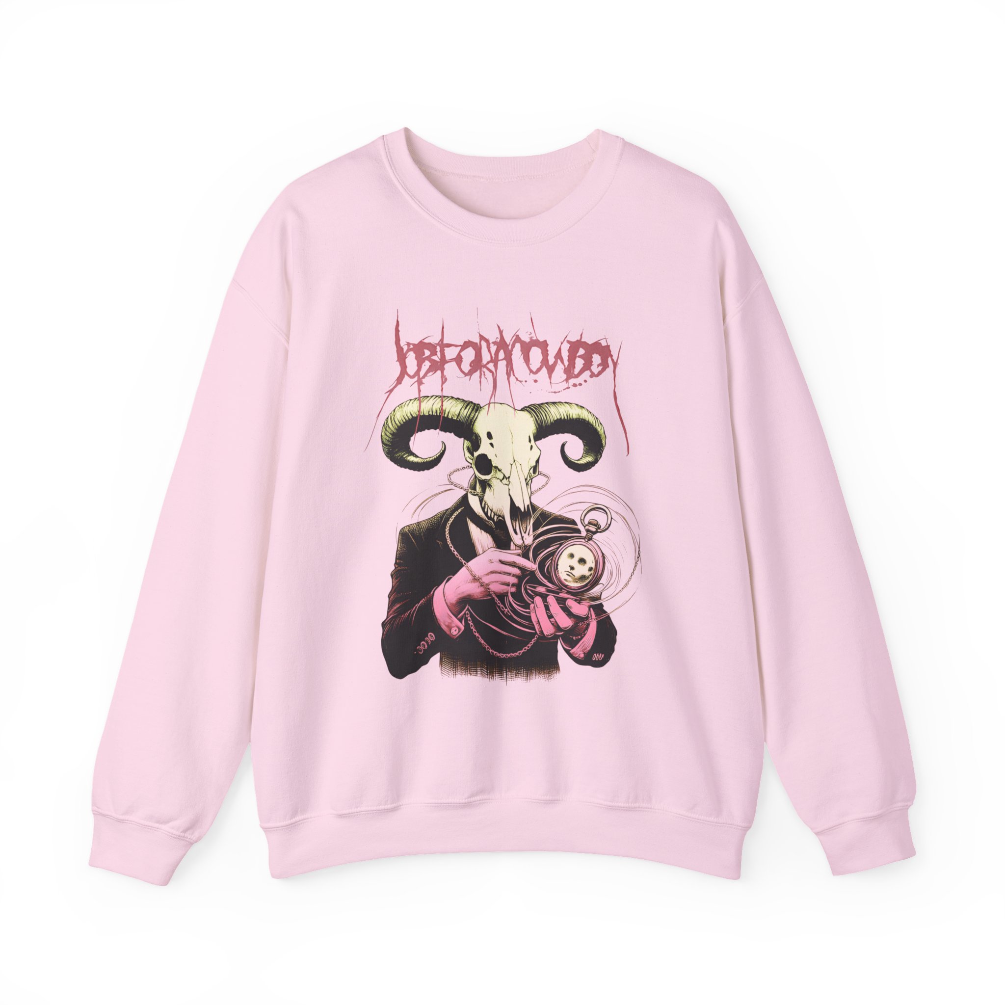 Job for a Cowboy Skull Unisex Heavy Blendâ„¢ Crewneck Sweatshirt