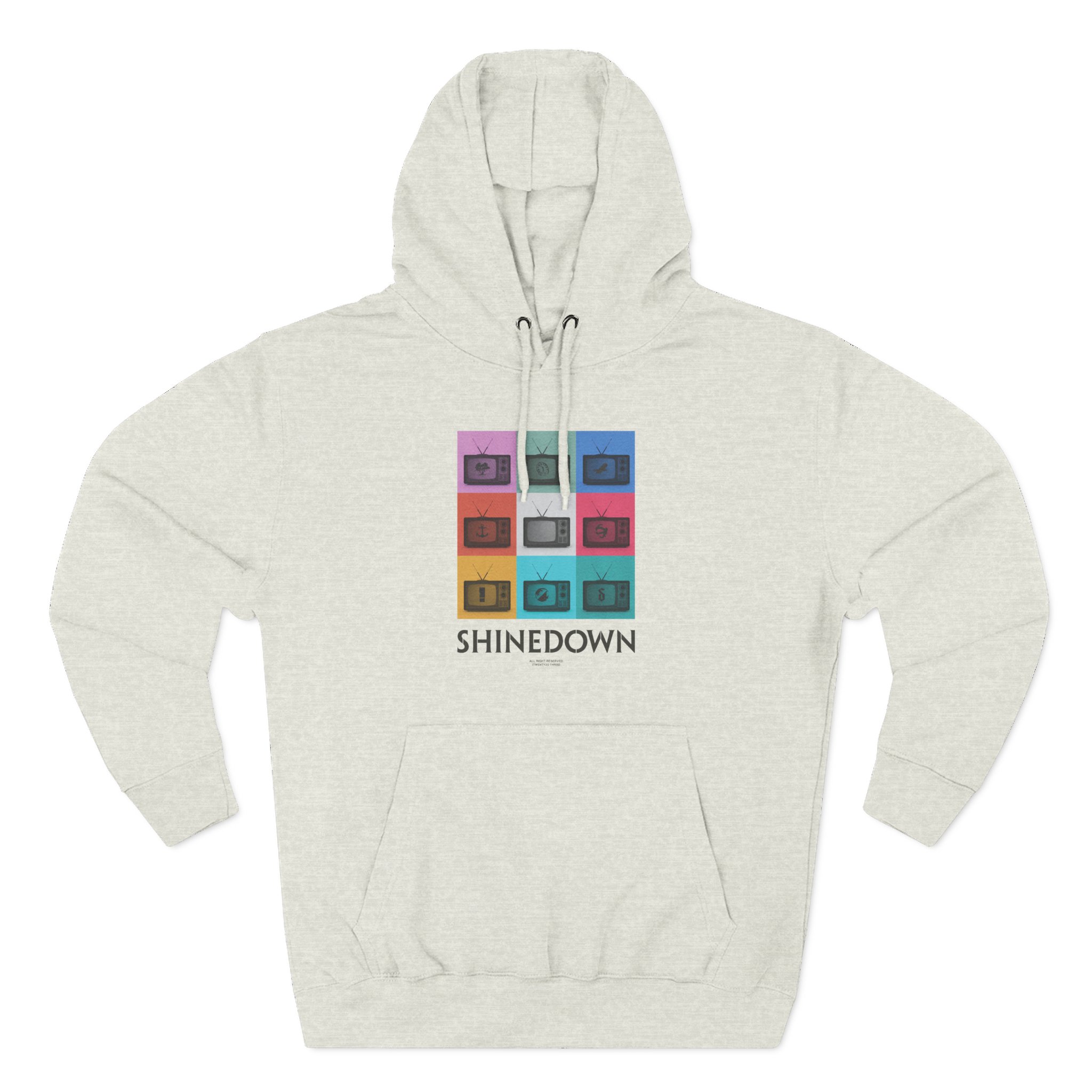Shinedown TV Discography Three-Panel Fleece Hoodie
