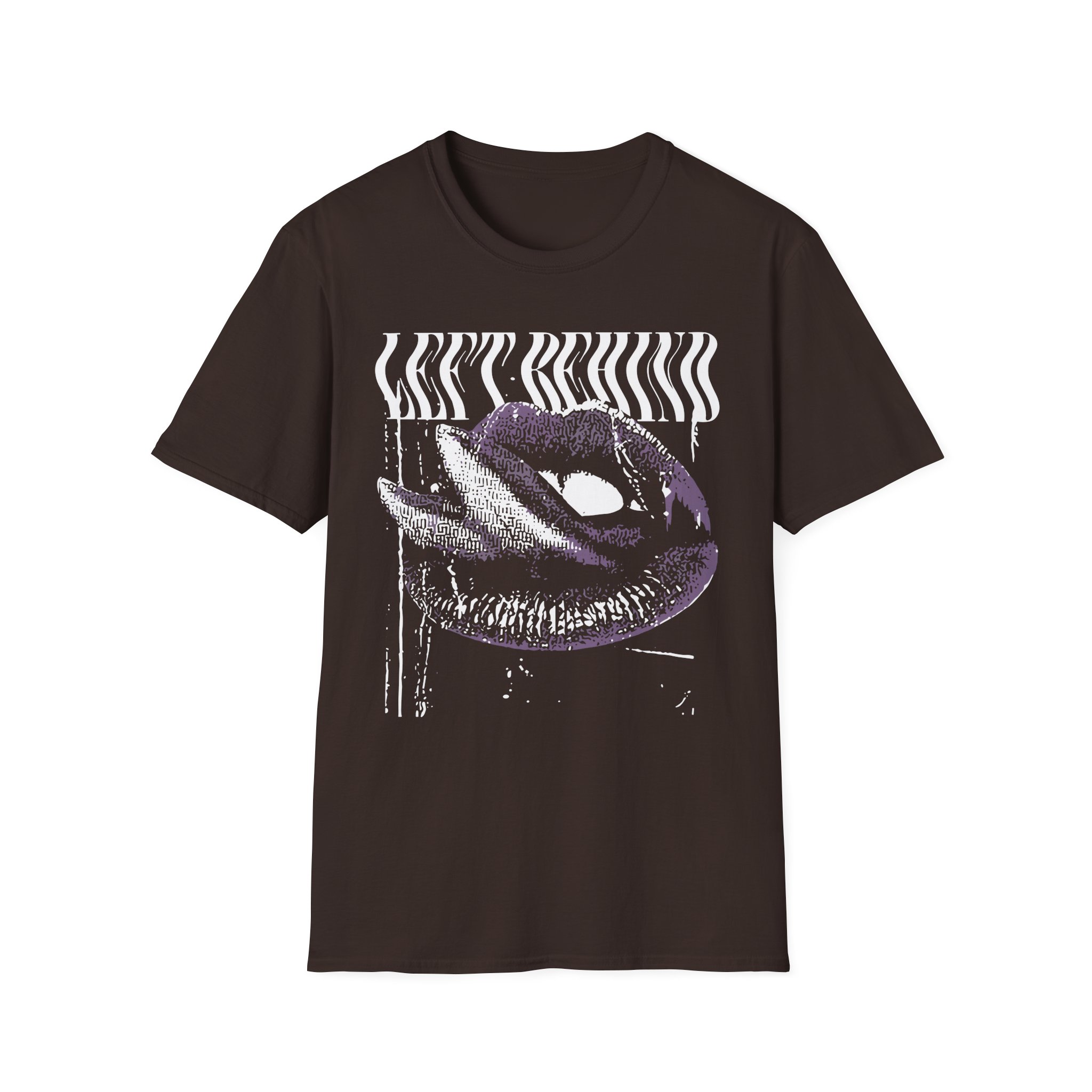 Left Behind Split Tongue Unisex Softstyle T-Shirt