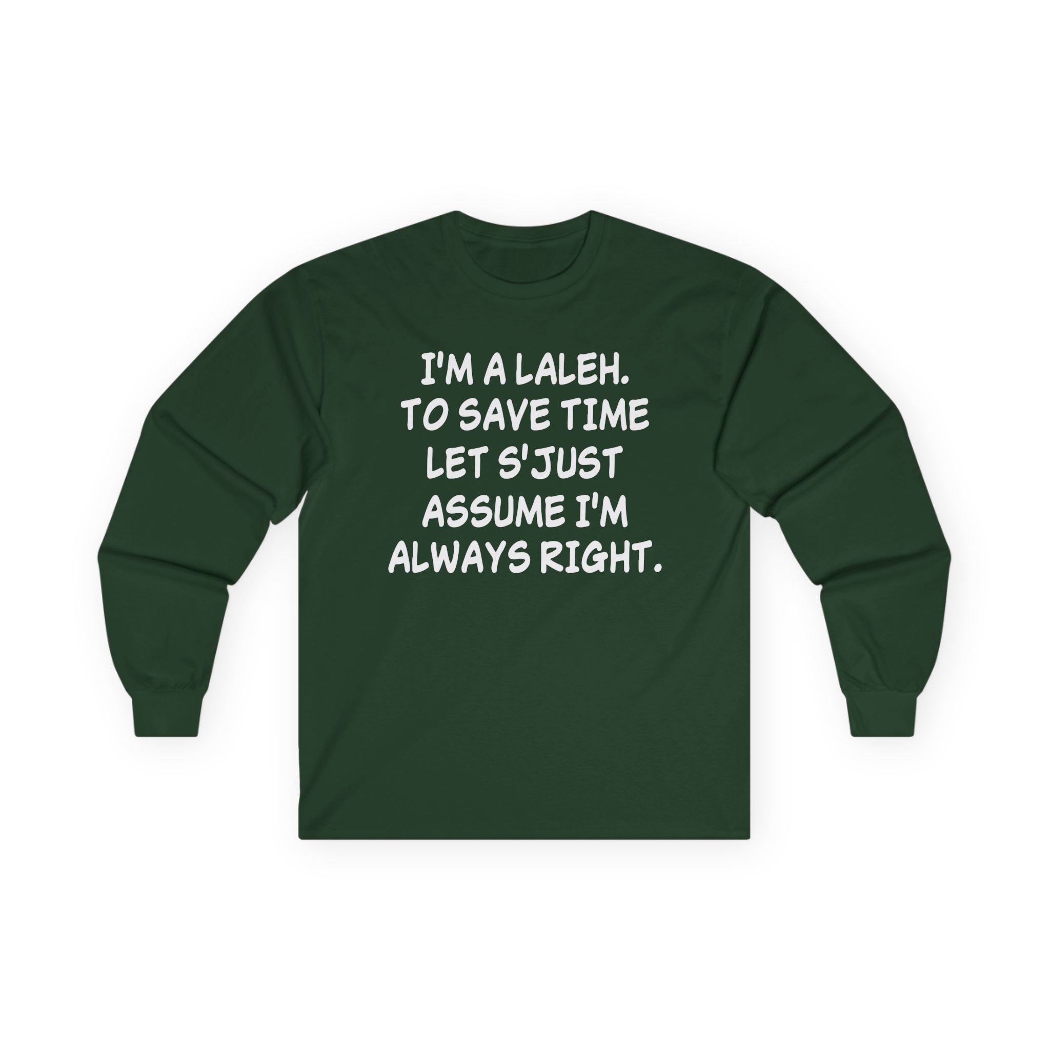 Laleh Unisex Ultra Cotton Long Sleeve Tee