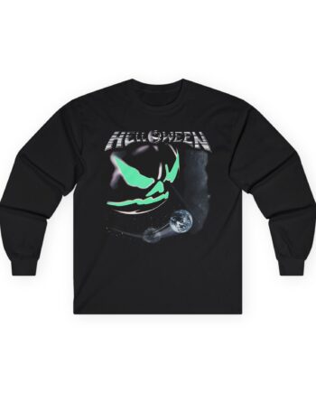 Helloween the Dark Ride Glow in the Dark Unisex Ultra Cotton Long Sleeve Tee