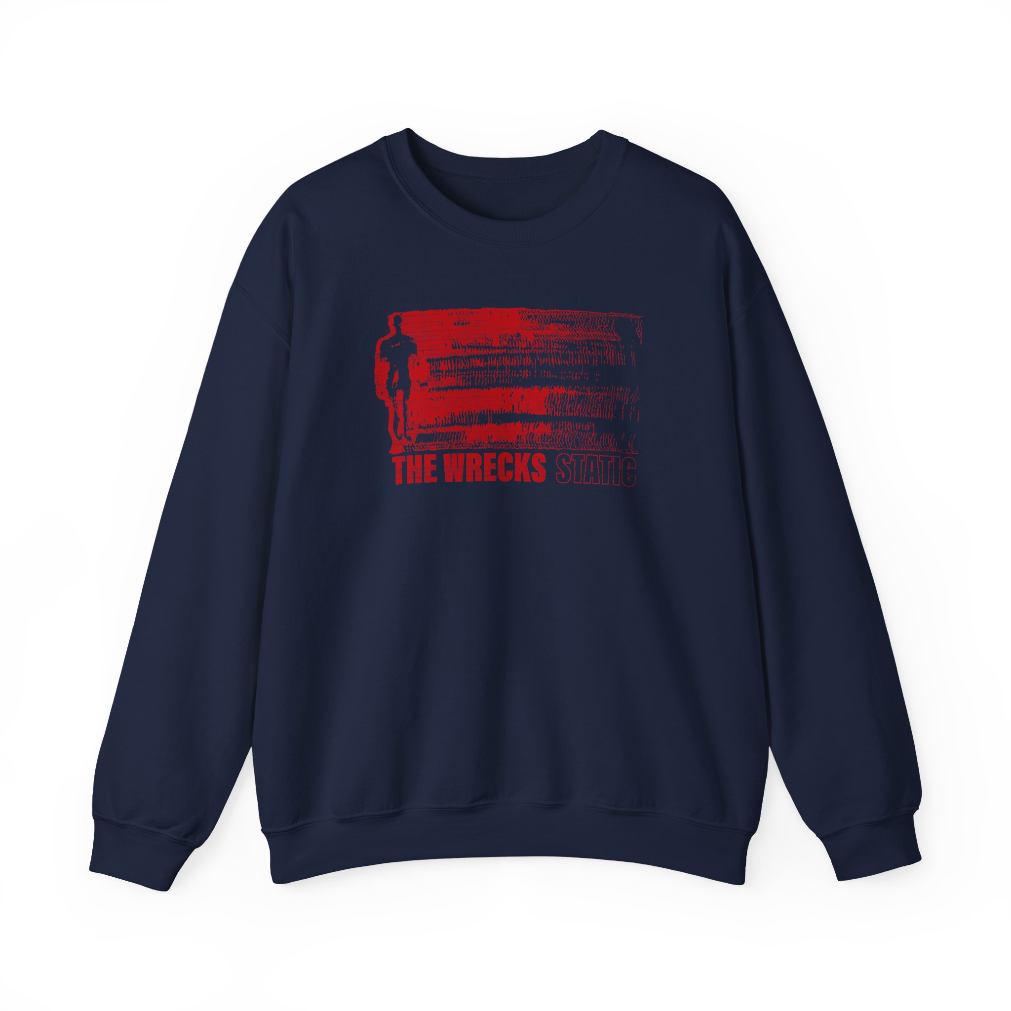 The Wrecks Static Unisex Heavy Blendâ„¢ Crewneck Sweatshirt