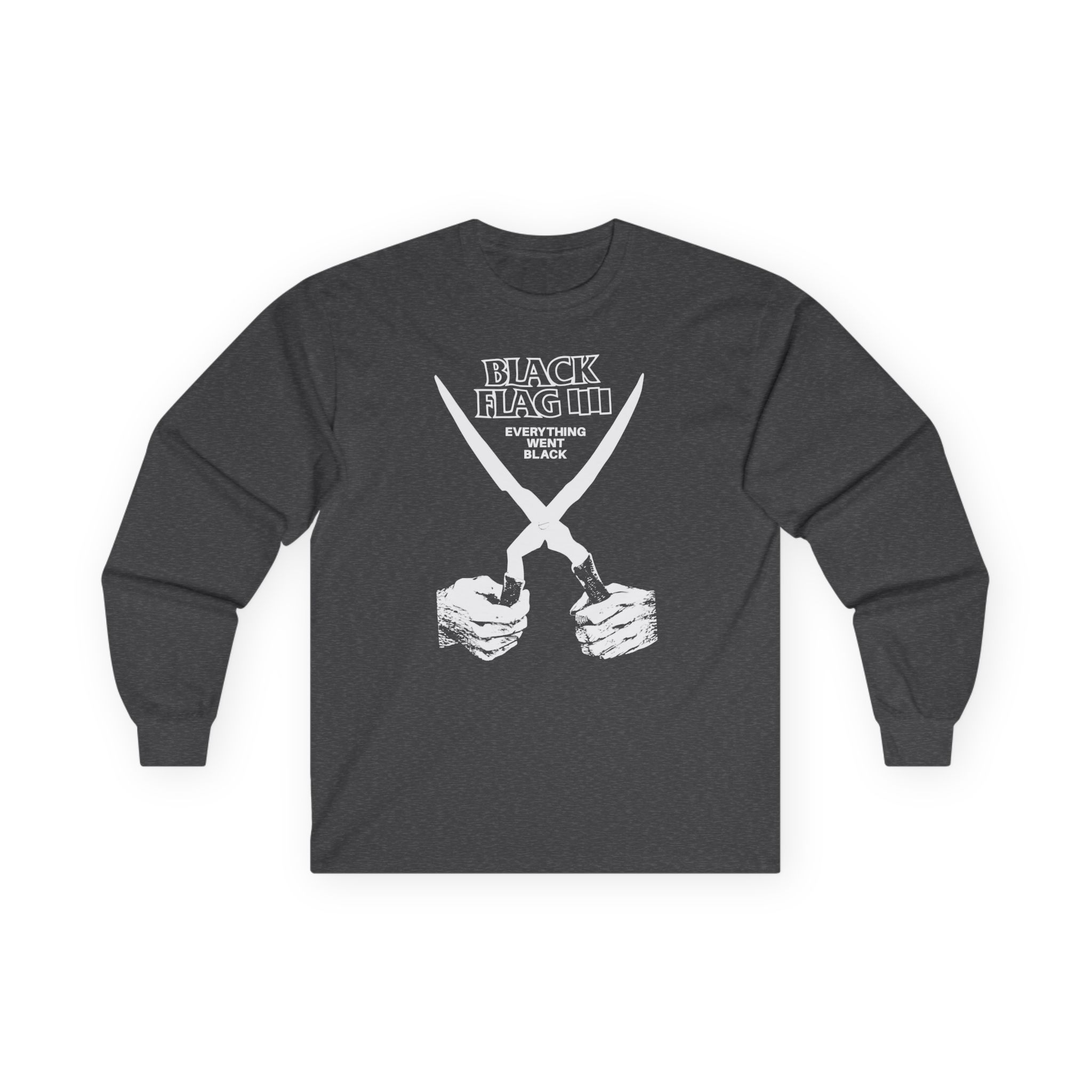 Black Flag Everything Went Unisex Ultra Cotton Long Sleeve Tee
