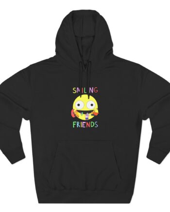 Smiling Friends Three-panel Fleece Hoodie
