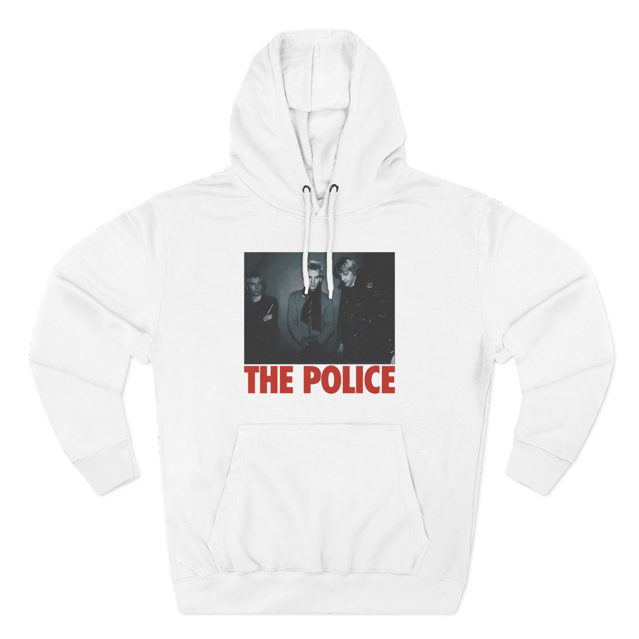 The Police Against the Wall Three-Panel Fleece Hoodie