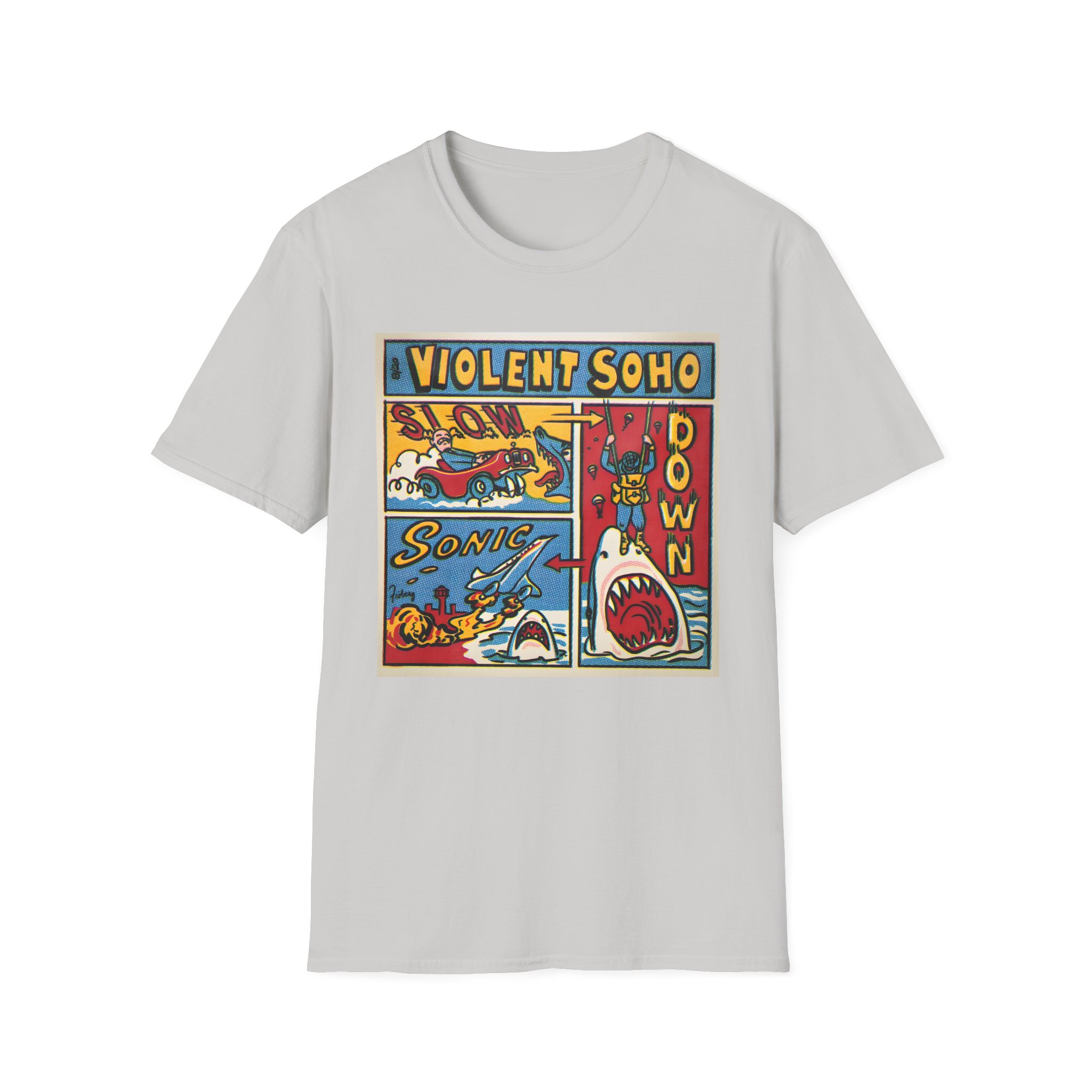 Violent Soho Slow Down Sonic Unisex Softstyle T-Shirt