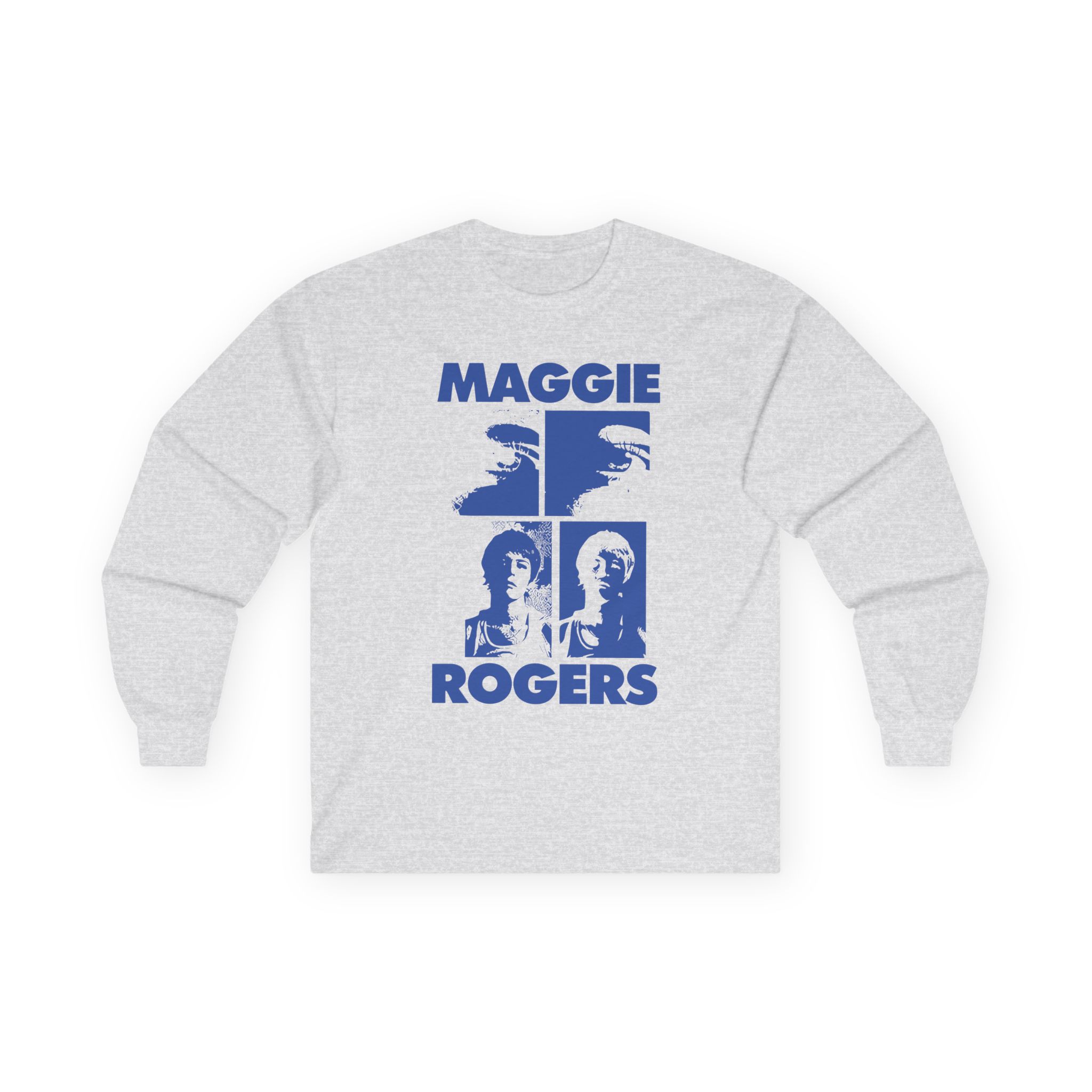 Maggie Rogers Mustard Grid Unisex Ultra Cotton Long Sleeve Tee