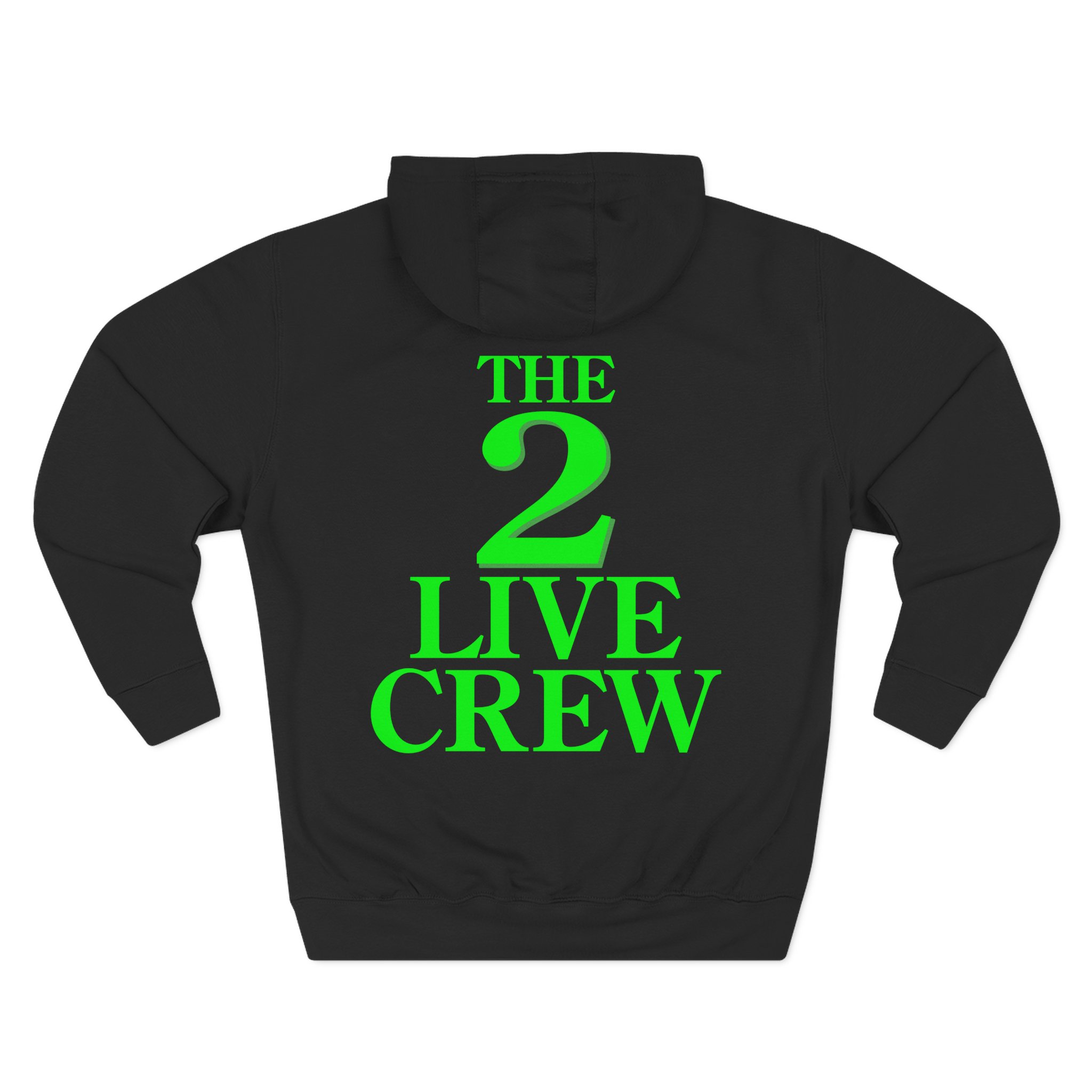 2 Live Crew Vintage 1980s the Skywalker Records Three-Panel Fleece Hoodie