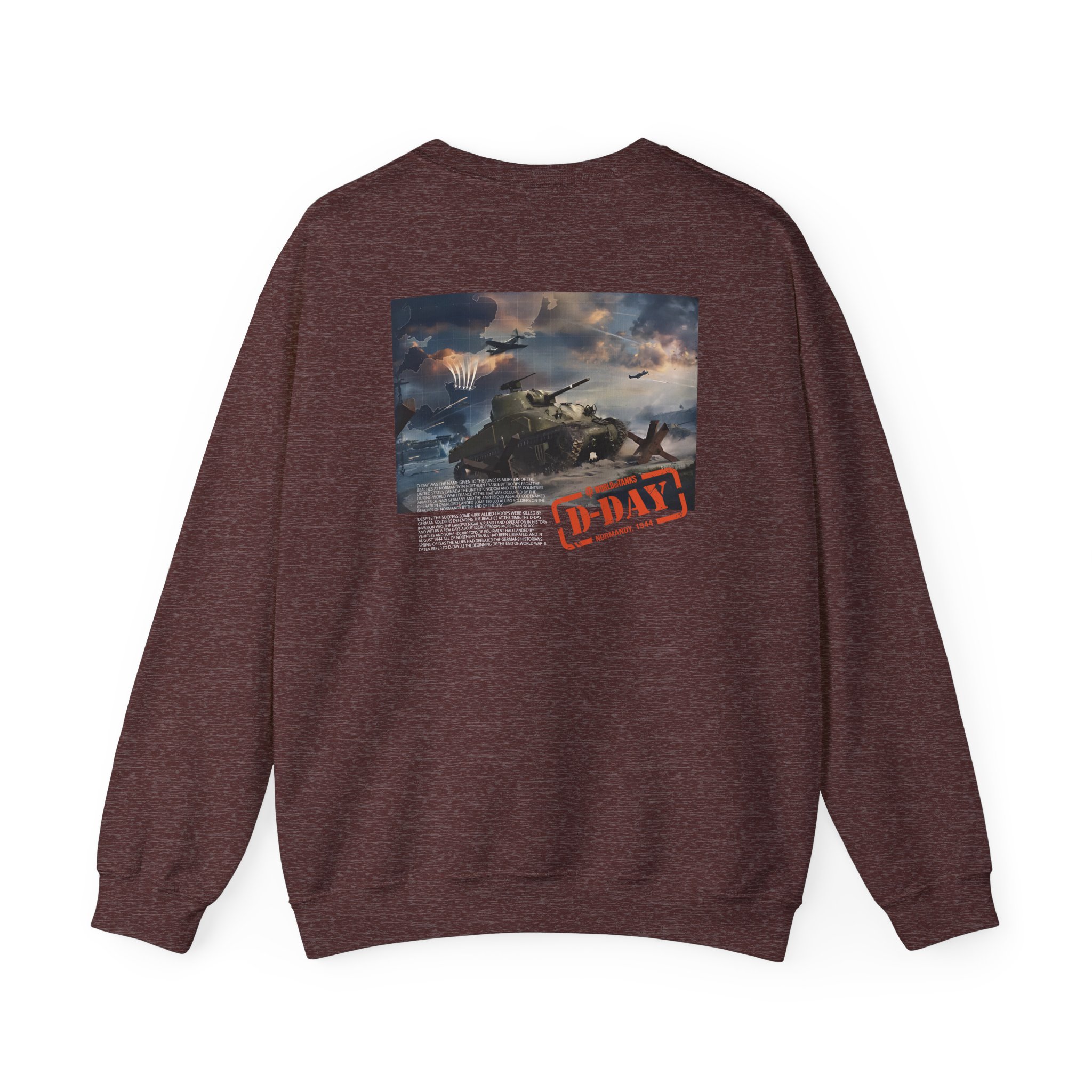 World of Tank Wot D-day Unisex Heavy Blendâ„¢ Crewneck Sweatshirt