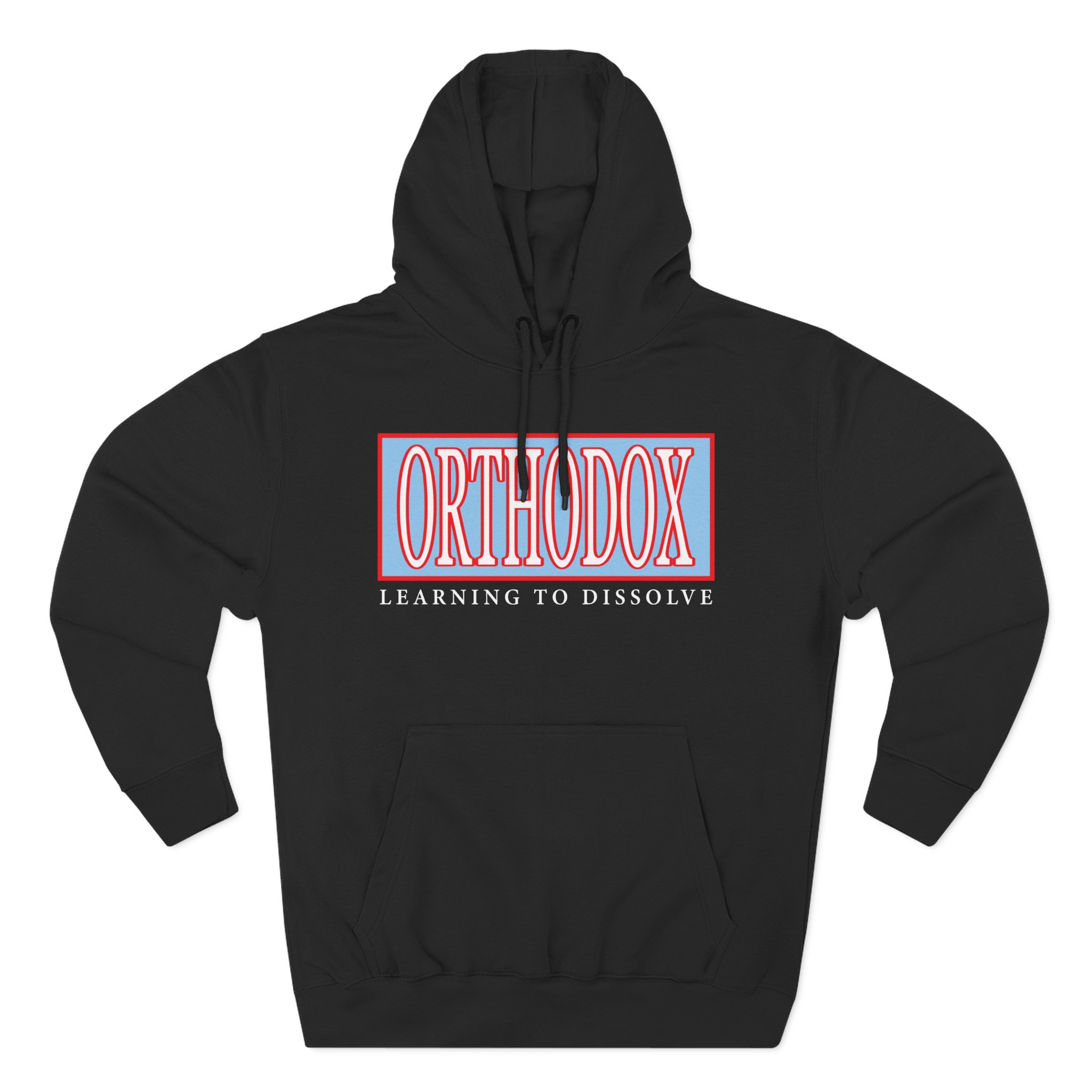 Orthodox Box Logo Three-Panel Fleece Hoodie