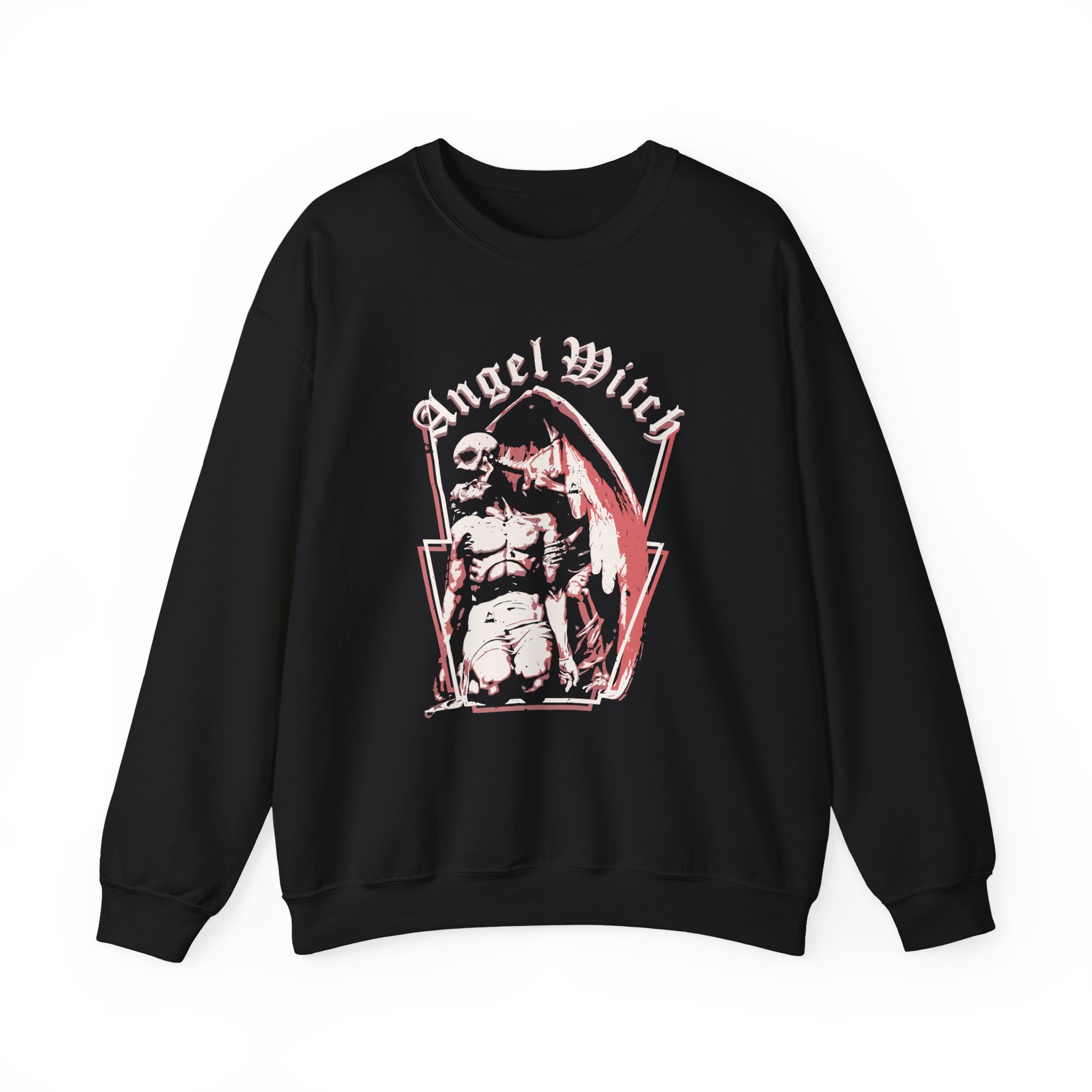 Angel Witch Angel of Death Unisex Heavy Blendâ„¢ Crewneck Sweatshirt