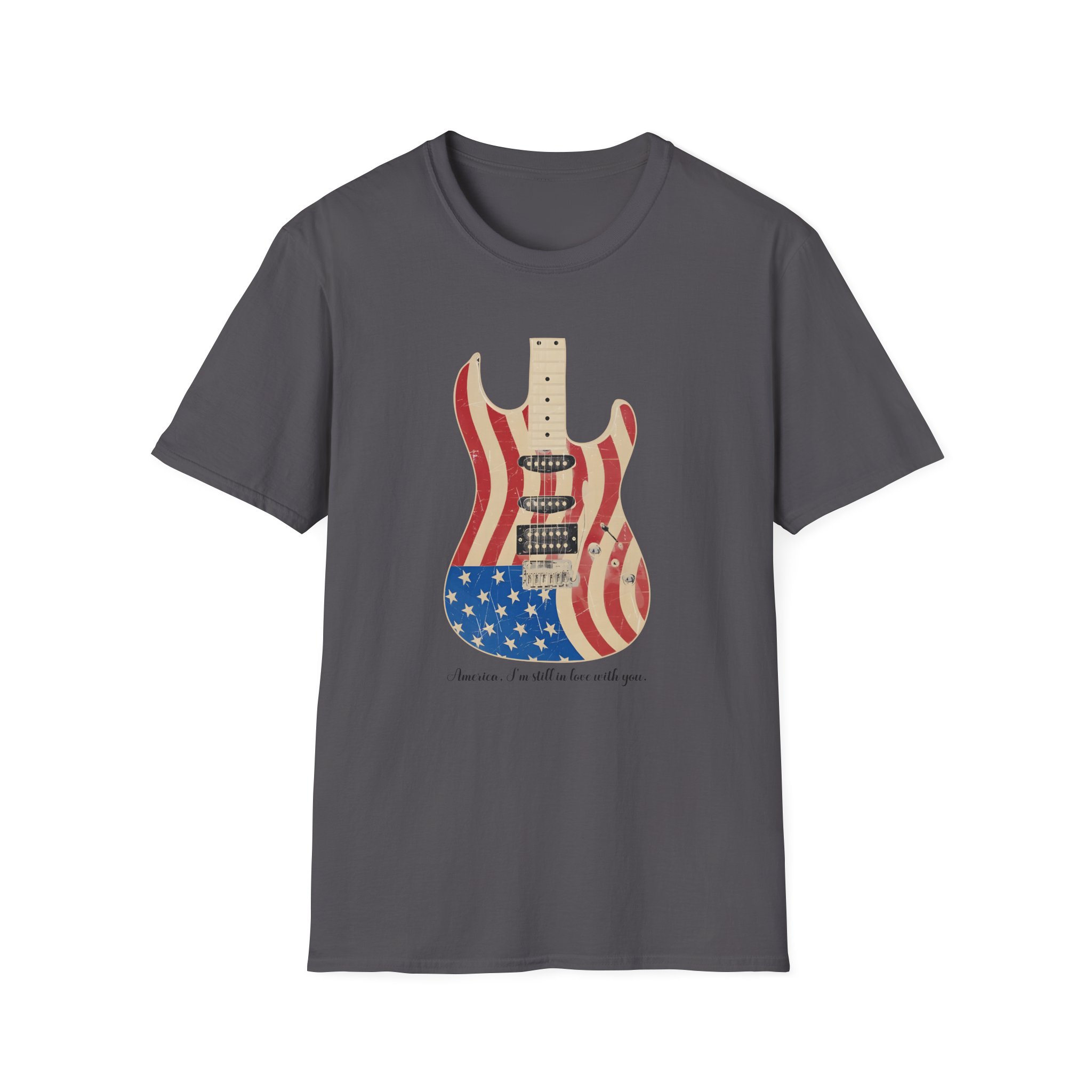 Clint Black Guitar Unisex Softstyle T-Shirt