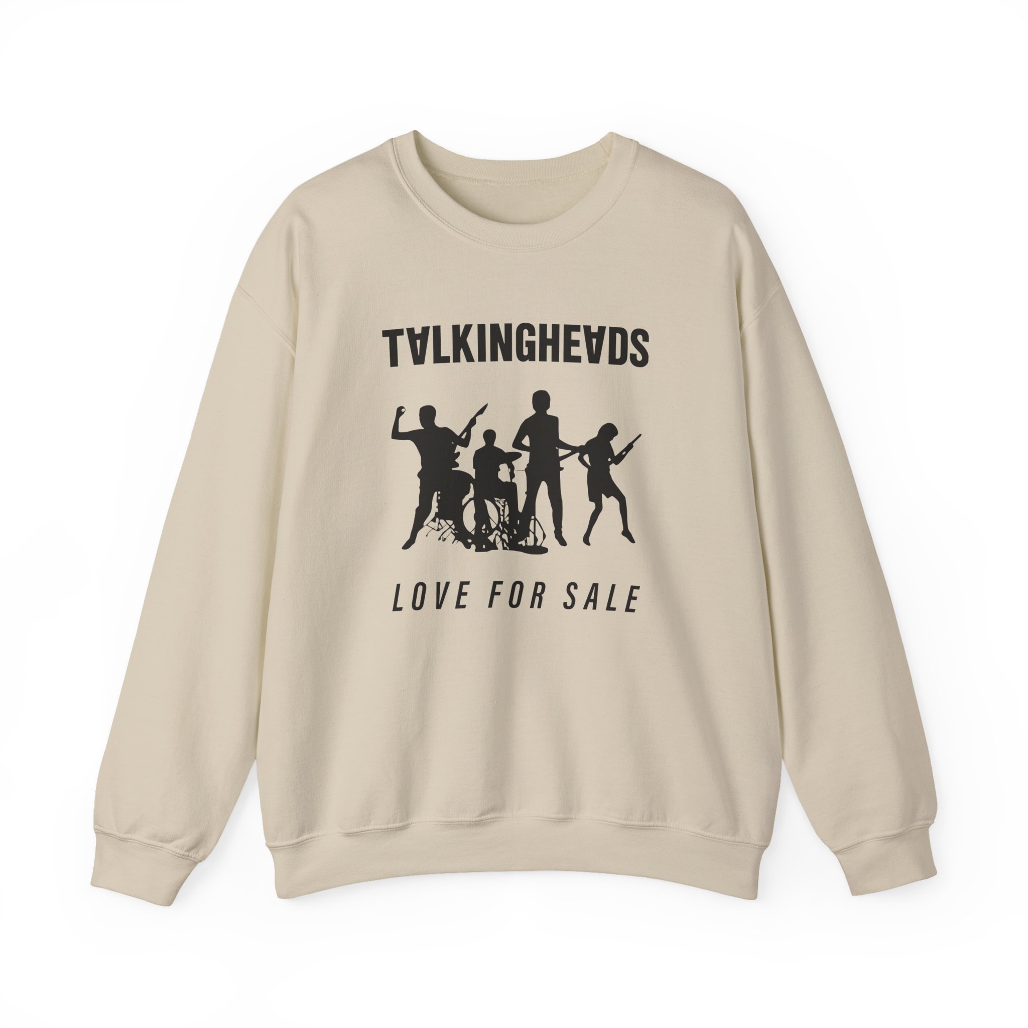 Talking Heads Remain in Light Faces Unisex Heavy Blendâ„¢ Crewneck Sweatshirt
