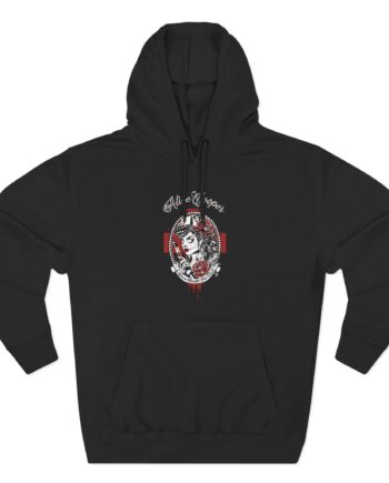 Alice Cooper Nurse Rosetta Three-Panel Fleece Hoodie