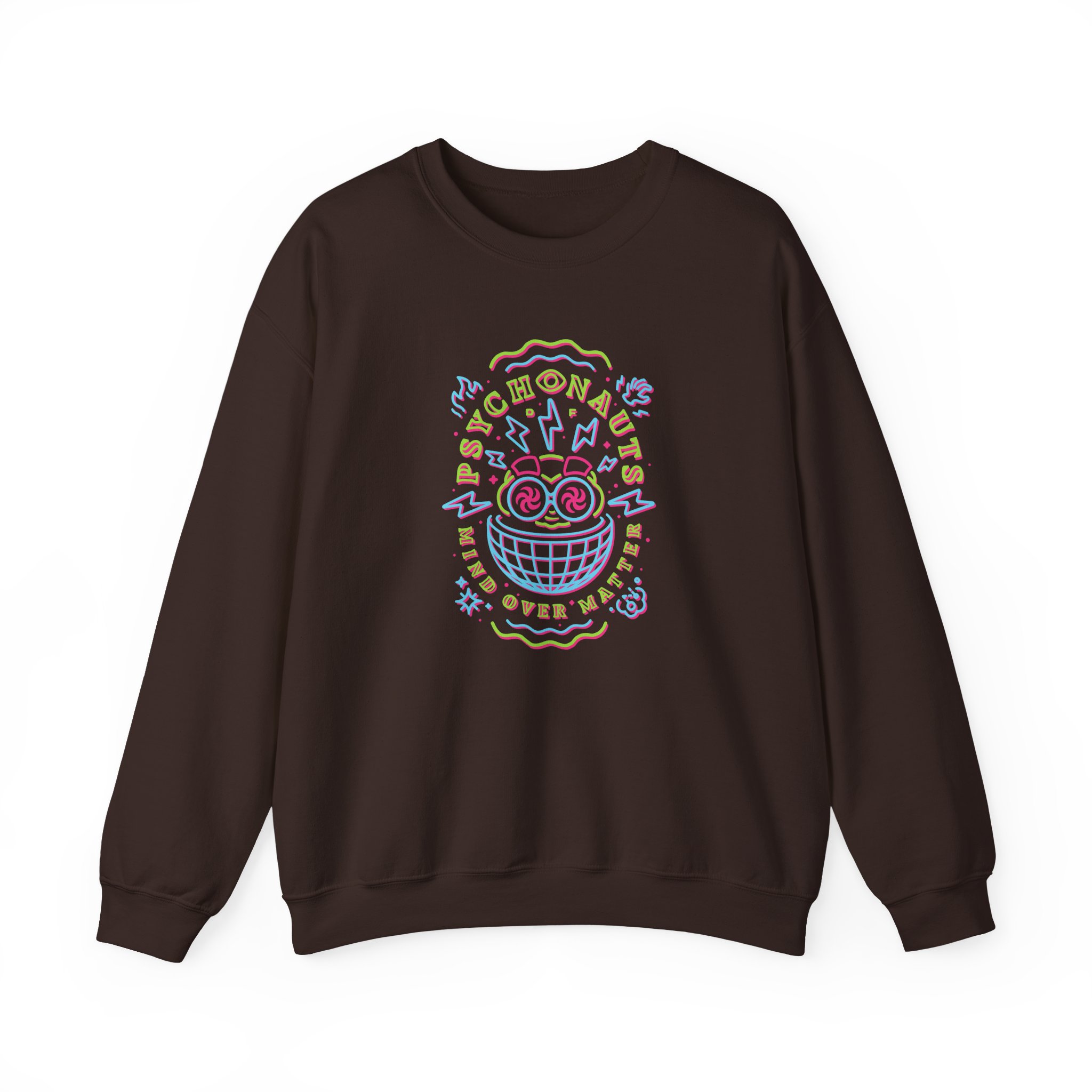 Double Fine Mind Over Matter Unisex Heavy Blendâ„¢ Crewneck Sweatshirt