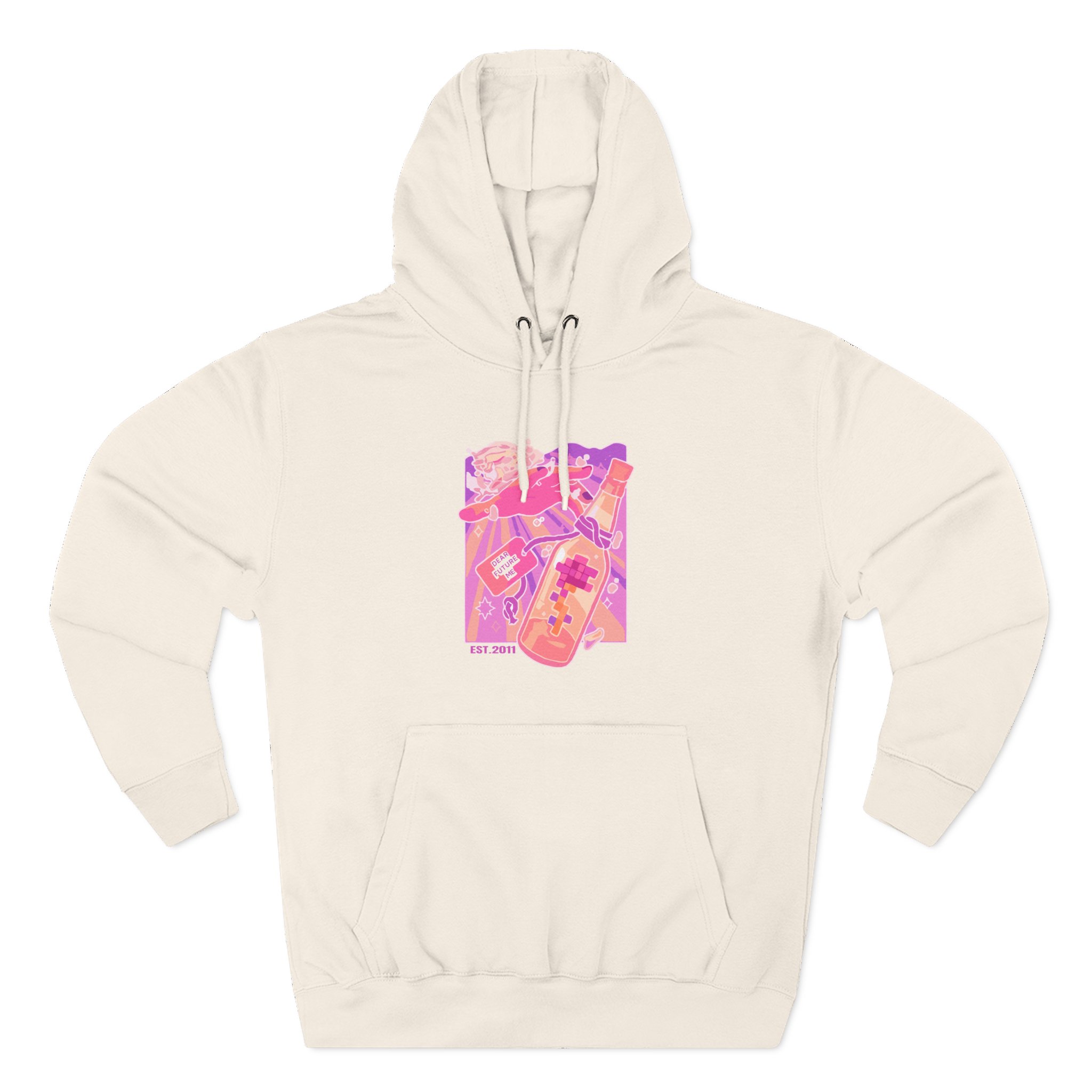 Captain Puffy Three-Panel Fleece Hoodie