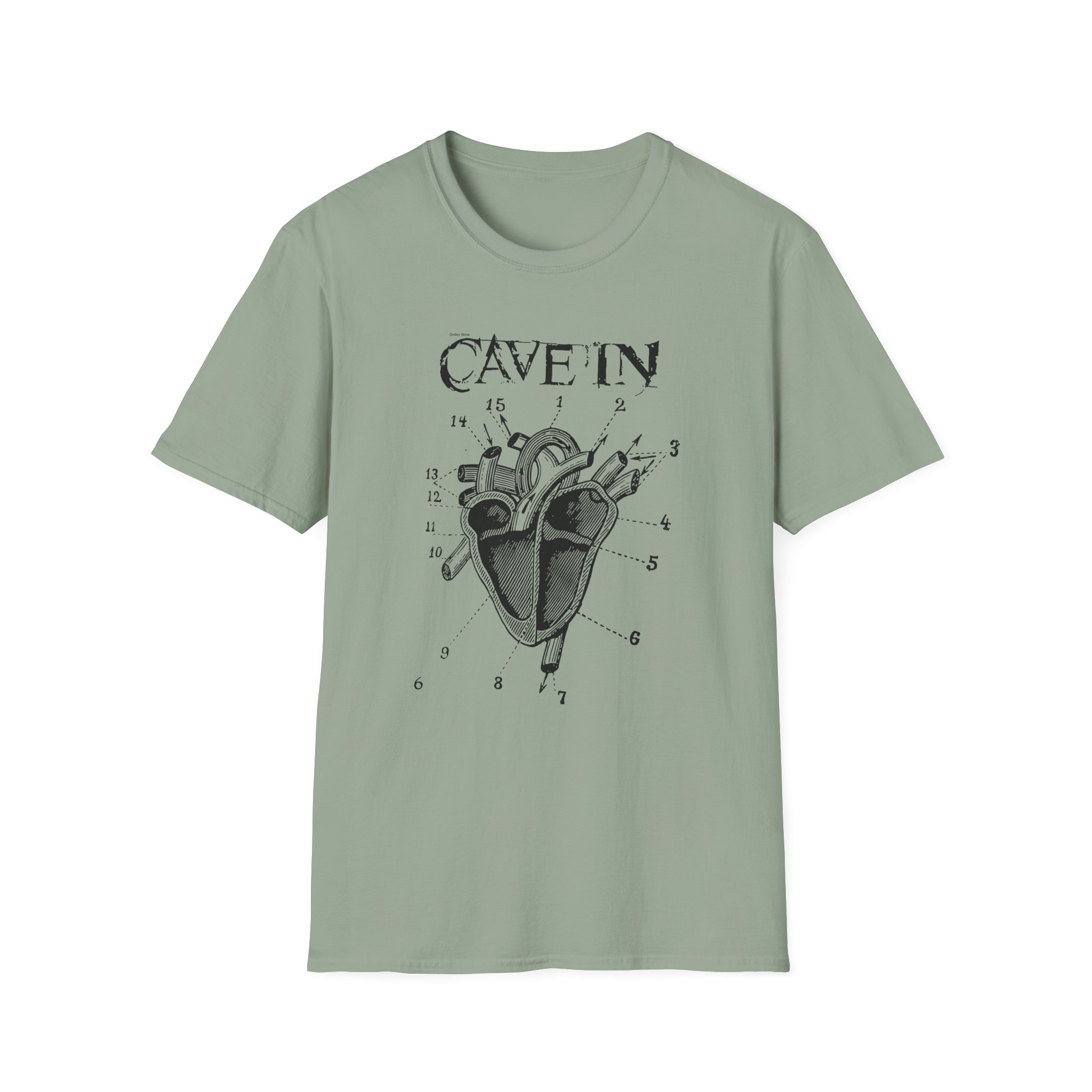 Cave in Classic Heart Unisex Softstyle T-Shirt