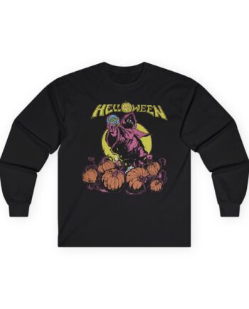 Helloween Pumpkin Garden Unisex Ultra Cotton Long Sleeve Tee