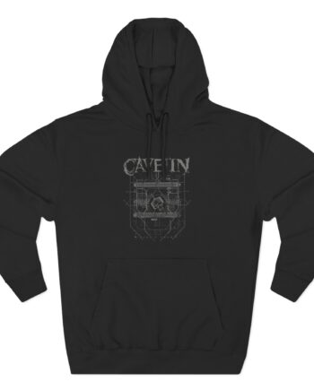 Cave in Tube Transmission Three-Panel Fleece Hoodie