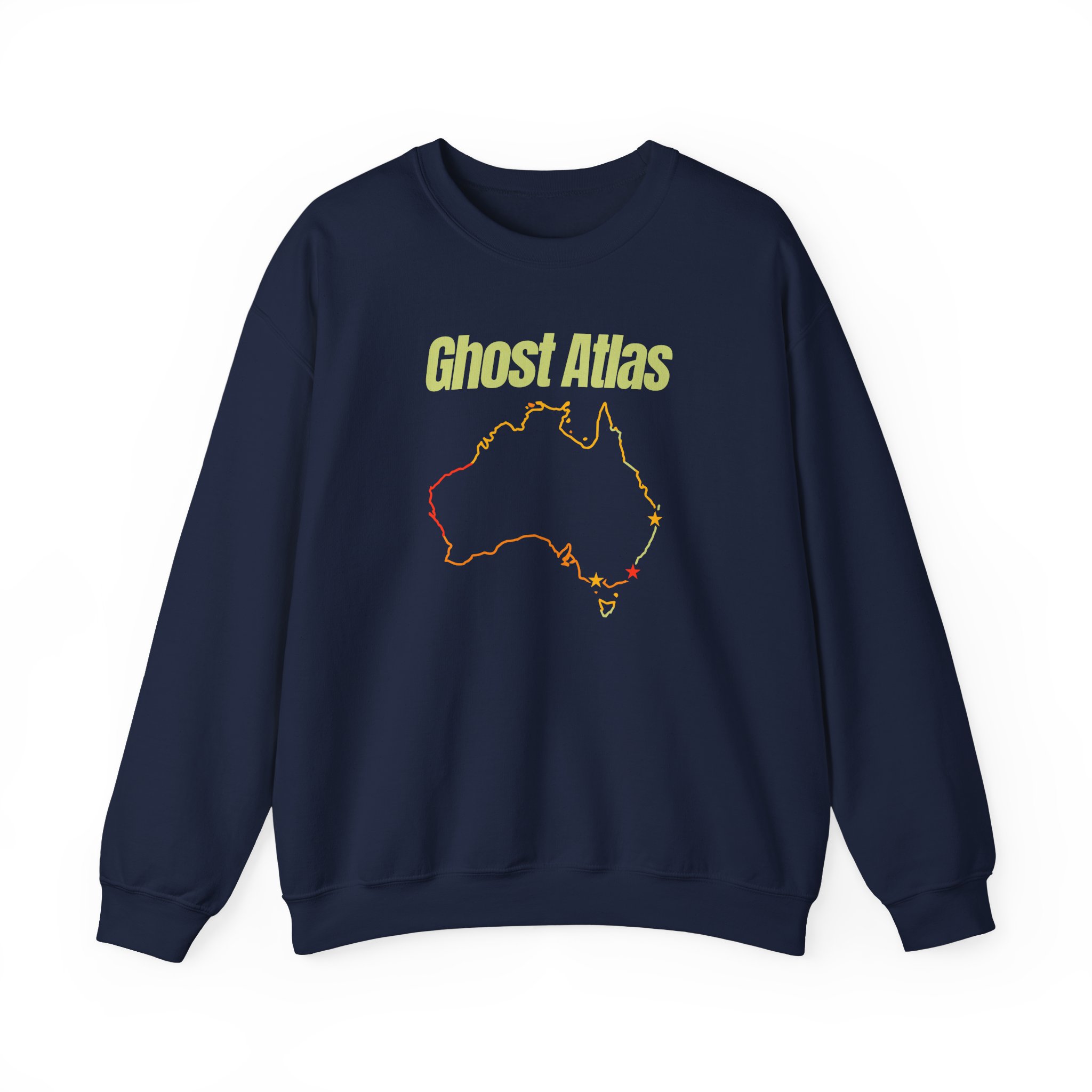 Ghost Atlas Unisex Heavy Blendâ„¢ Crewneck Sweatshirt