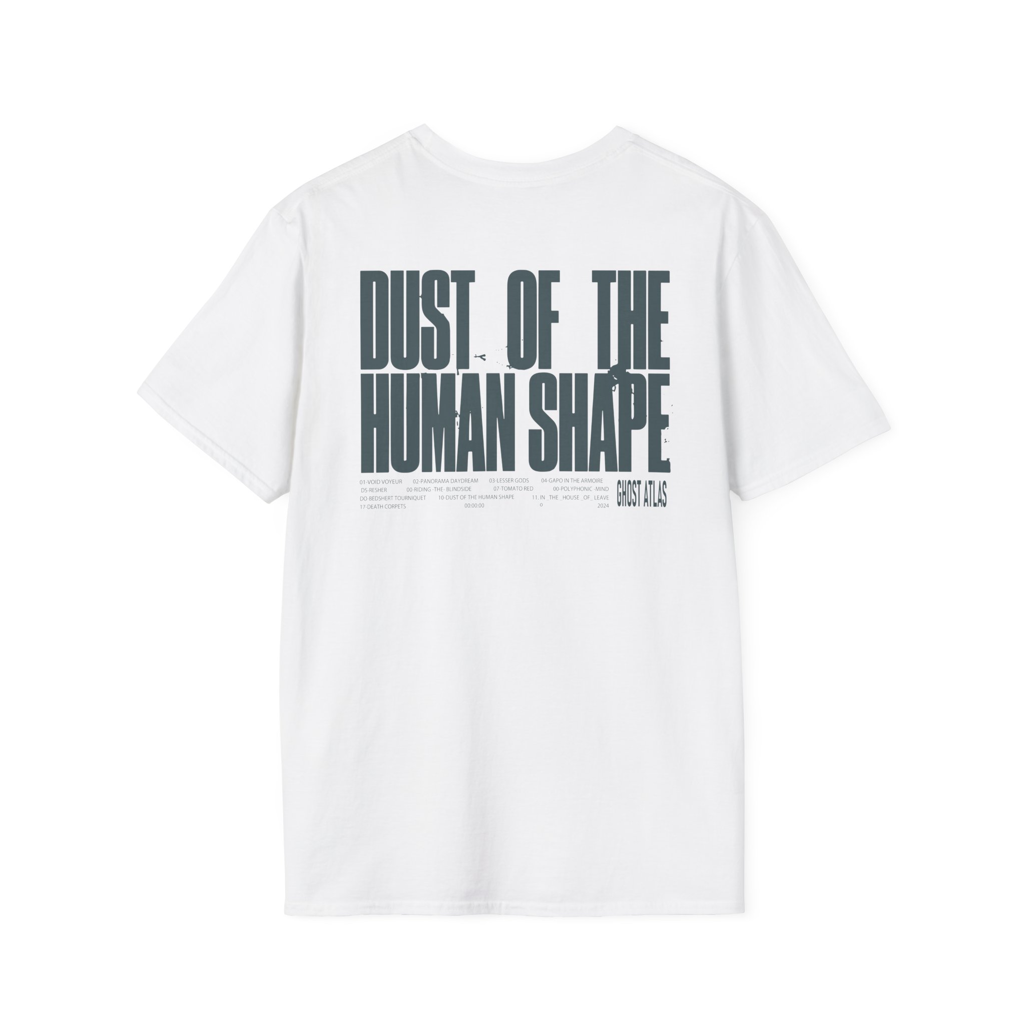 Ghost Atlas Dust of the Human Shape Unisex Softstyle T-Shirt