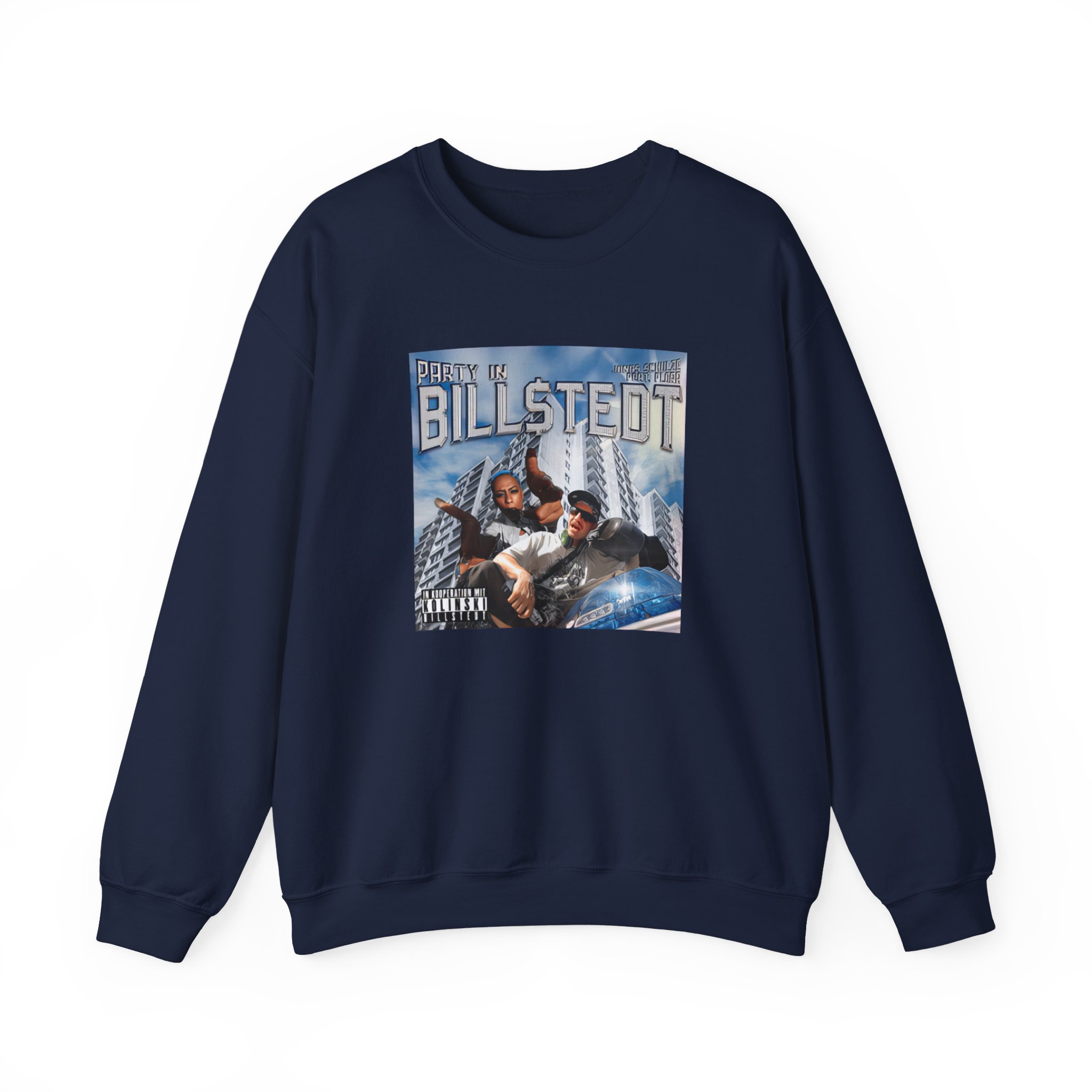 Feinkost Kolinski - Party in Billstedt Unisex Heavy Blendâ„¢ Crewneck Sweatshirt