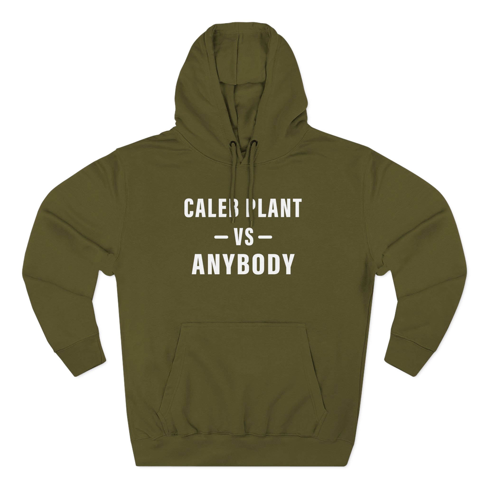 Caleb Plant Caleb vs. Anybody Three-Panel Fleece Hoodie