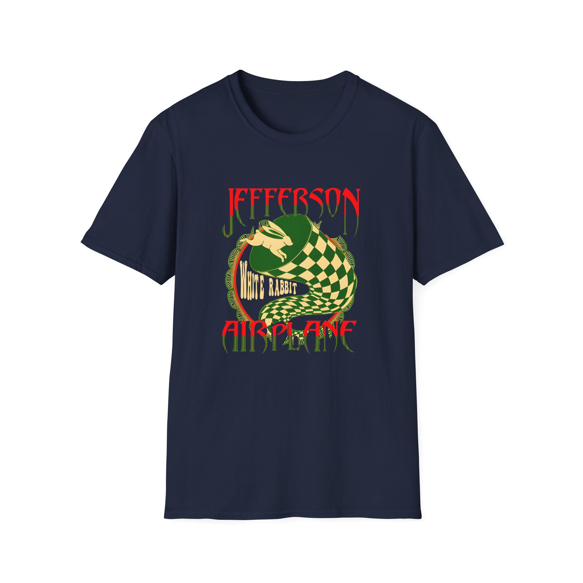 Jefferson Airplane Rabbit Unisex Softstyle T-Shirt