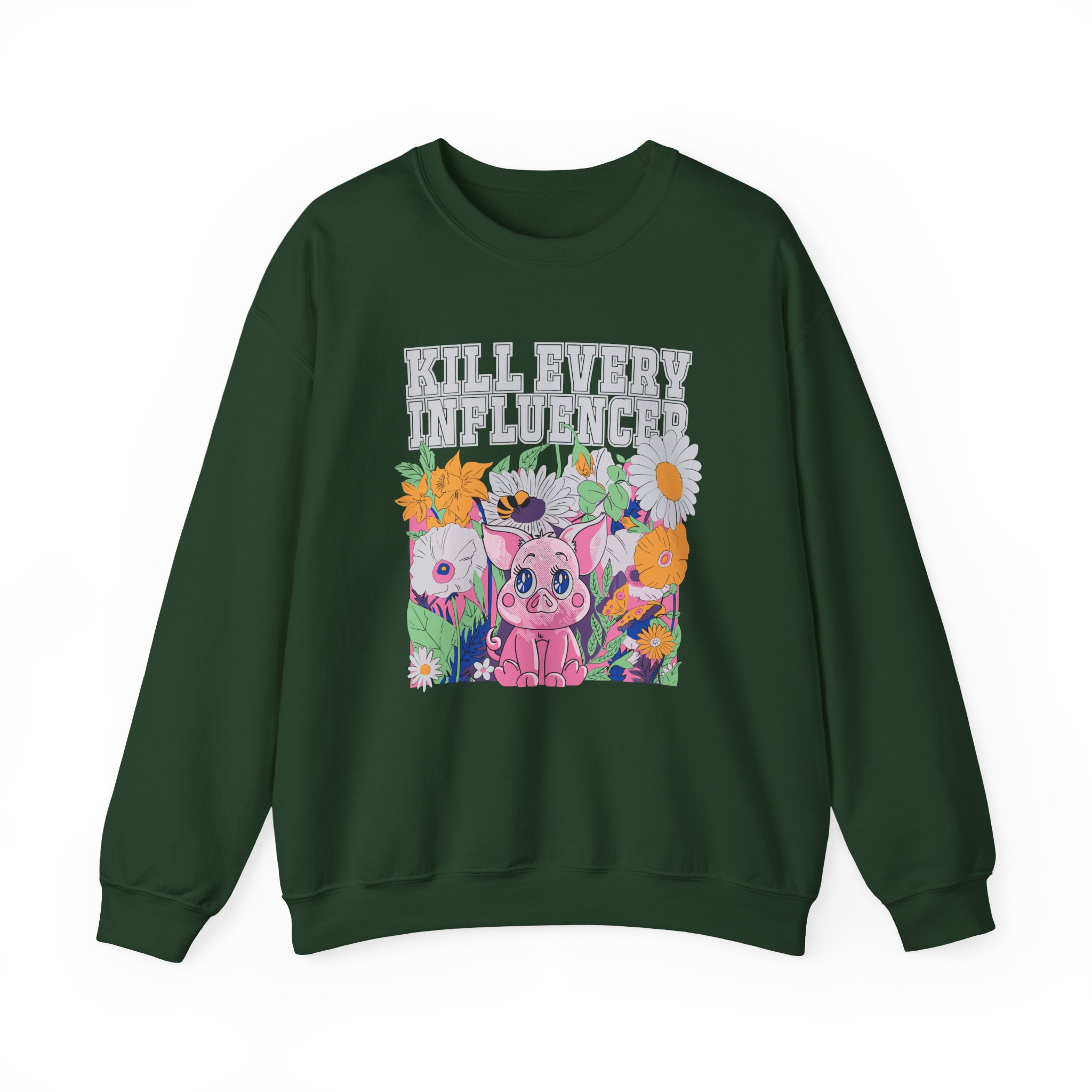 Meatcanyon Kill Every Iuencers Unisex Heavy Blendâ„¢ Crewneck Sweatshirt