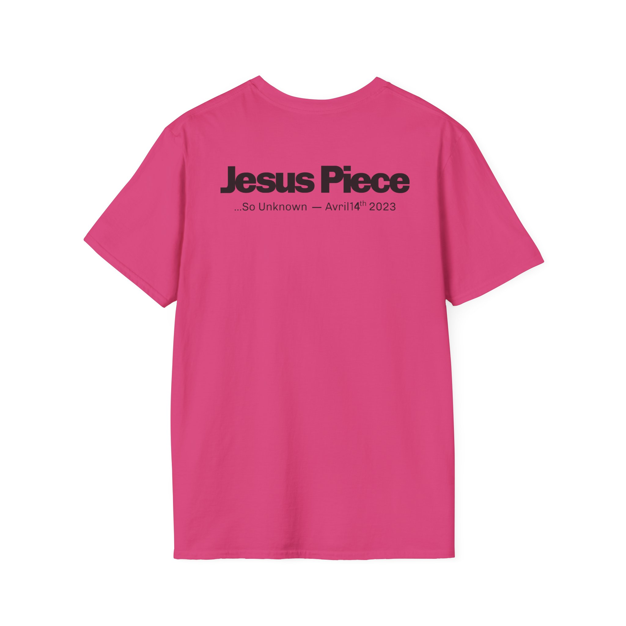 Jesus Piece Symbols Unisex Softstyle T-Shirt