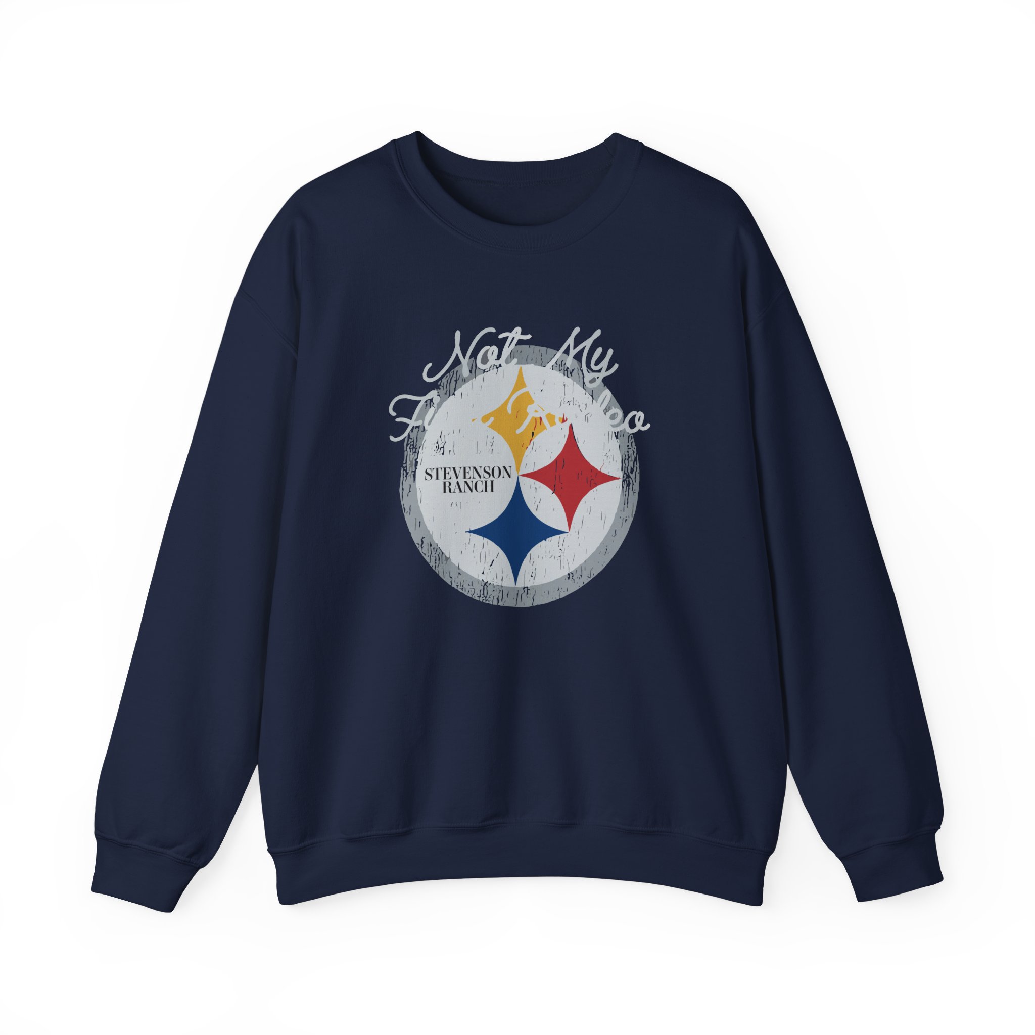 Mike Stud Stevenson Ranch X Pittsburgh Bradshaw Unisex Heavy Blendâ„¢ Crewneck Sweatshirt