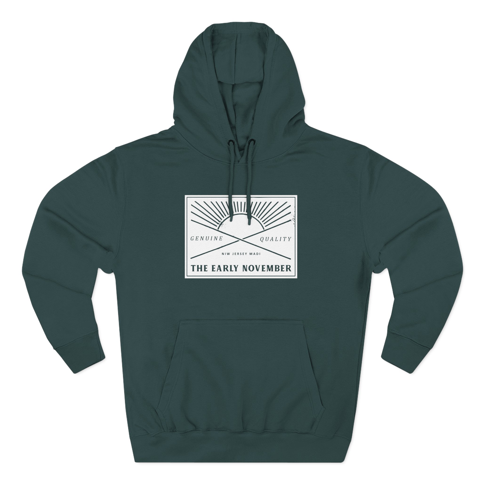 The Early November Sunrise Three-Panel Fleece Hoodie