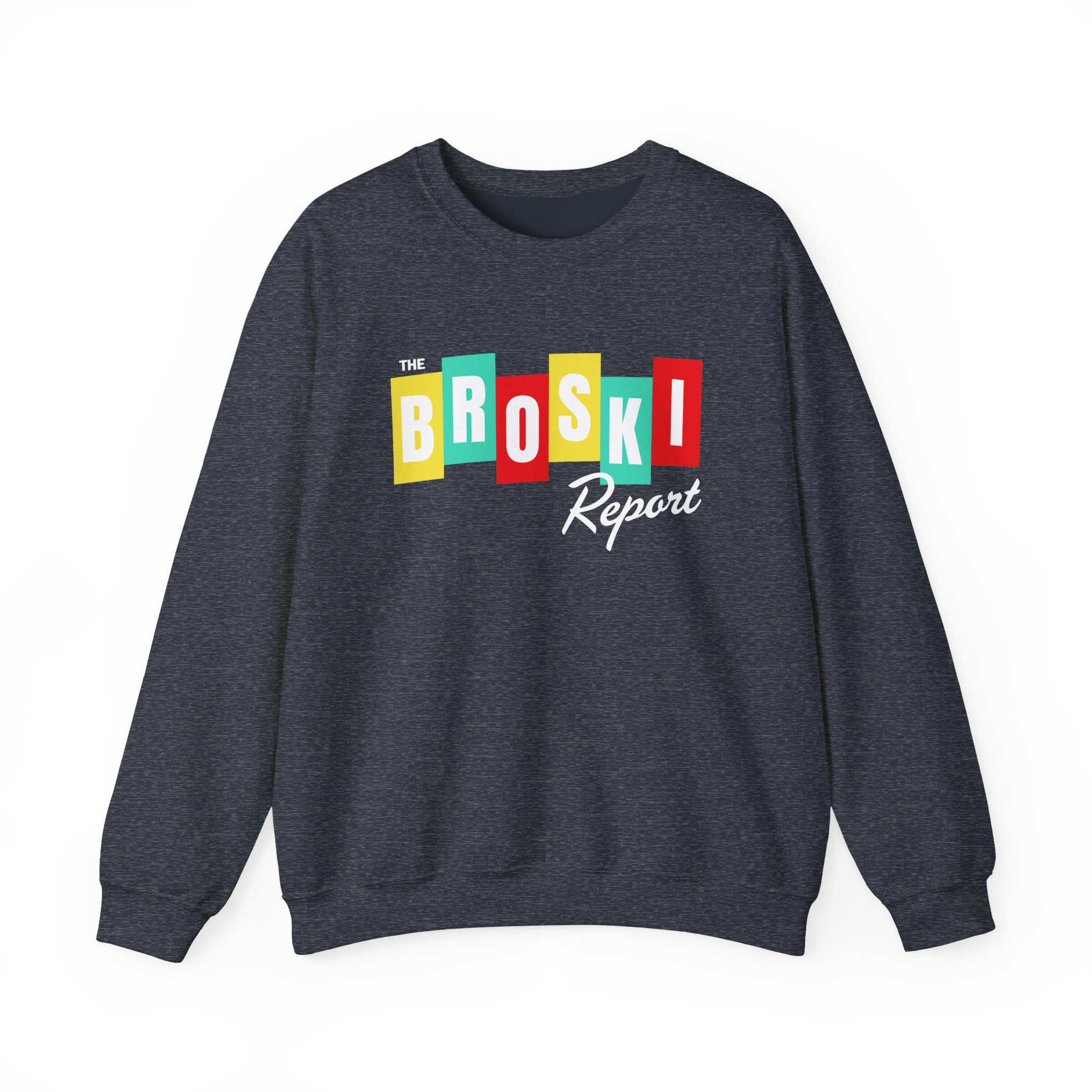 Broski Report National News Blast Unisex Heavy Blendâ„¢ Crewneck Sweatshirt