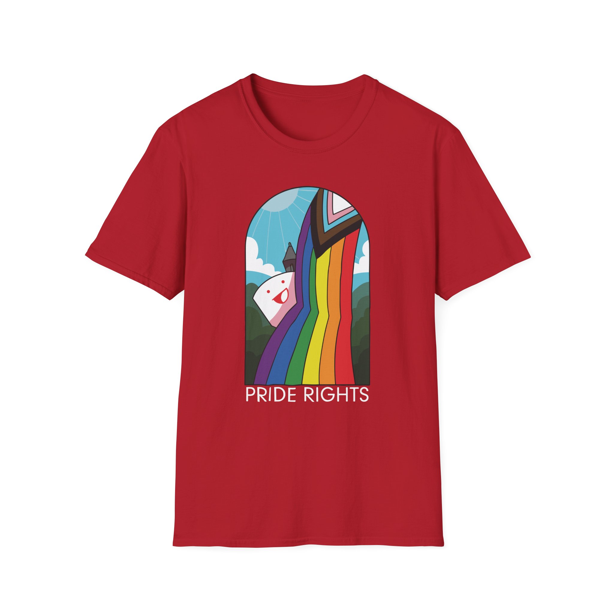 Drawfee Pride Rights Unisex Softstyle T-Shirt