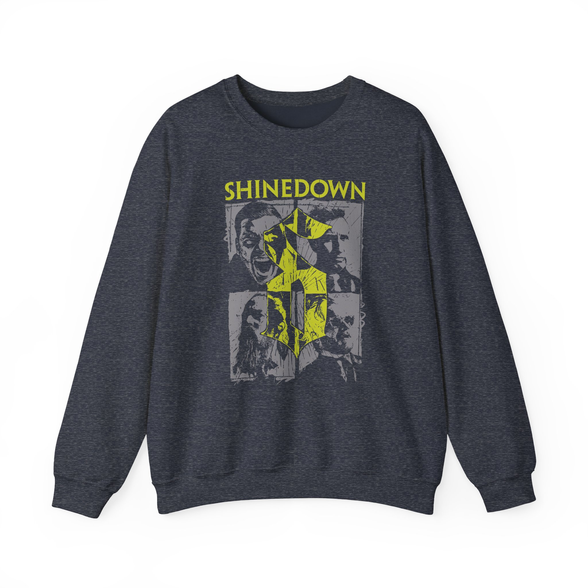 Shinedown Women's Photo Unisex Heavy Blendâ„¢ Crewneck Sweatshirt