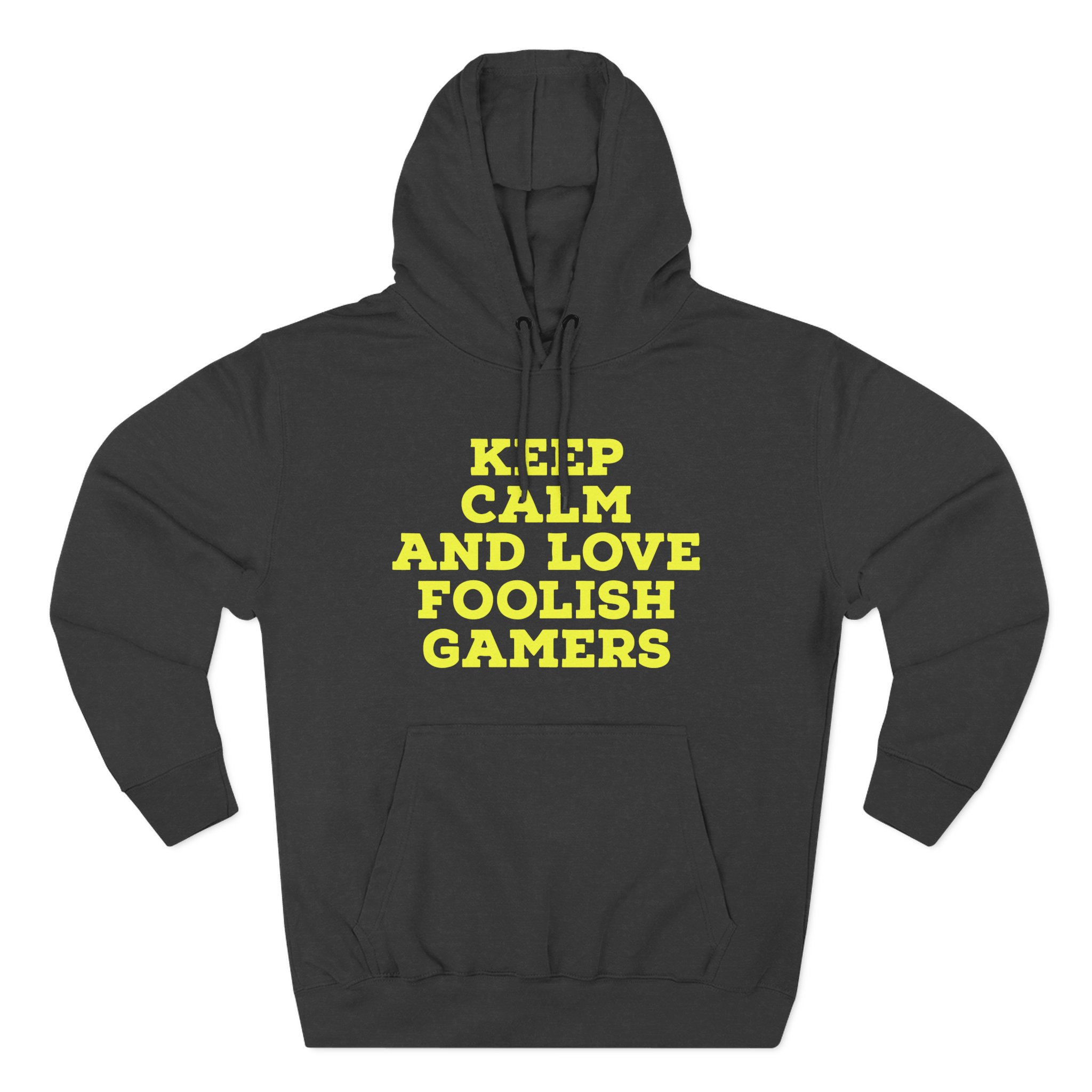 Foolish Gamers Three-Panel Fleece Hoodie