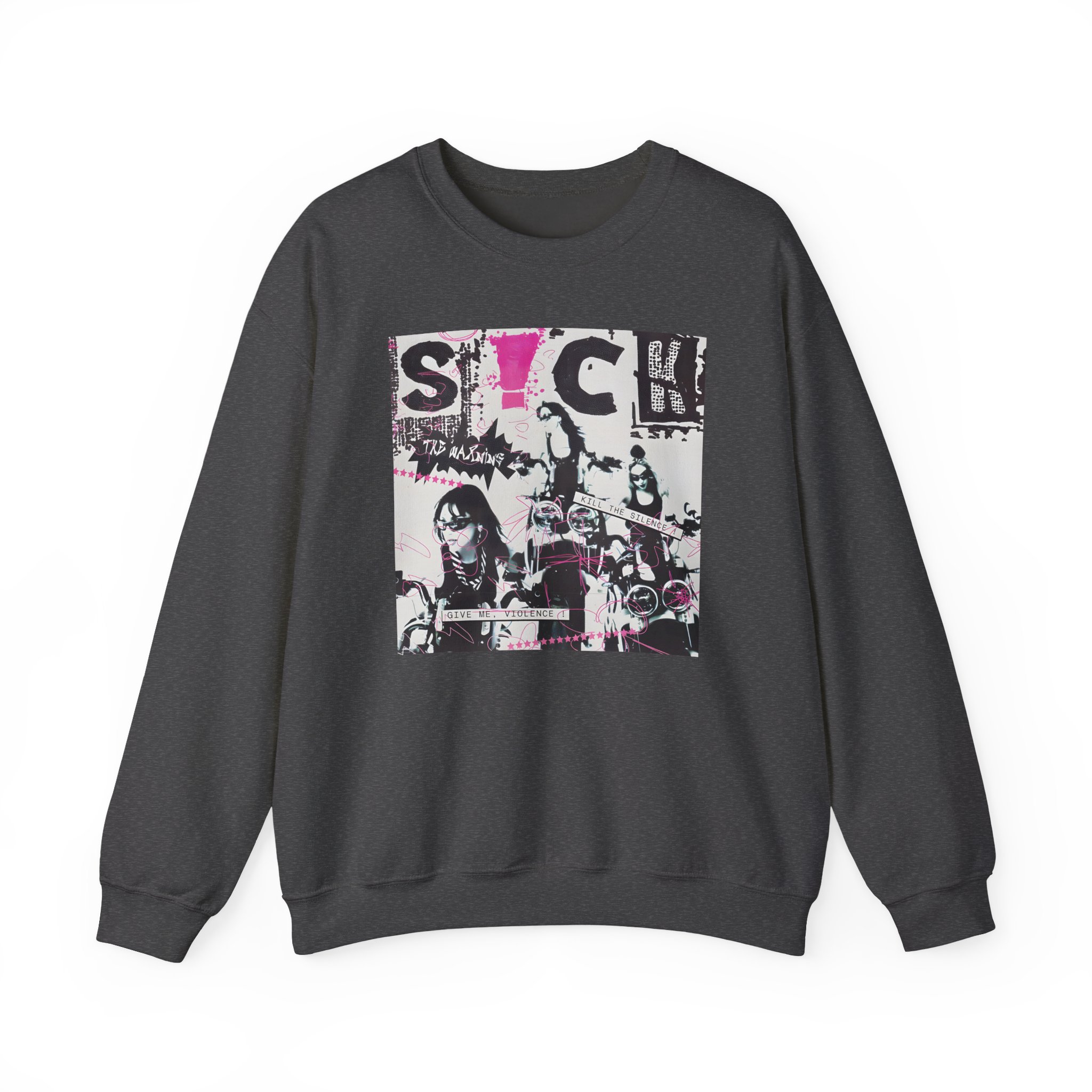The Warning Black S!ck Unisex Heavy Blendâ„¢ Crewneck Sweatshirt