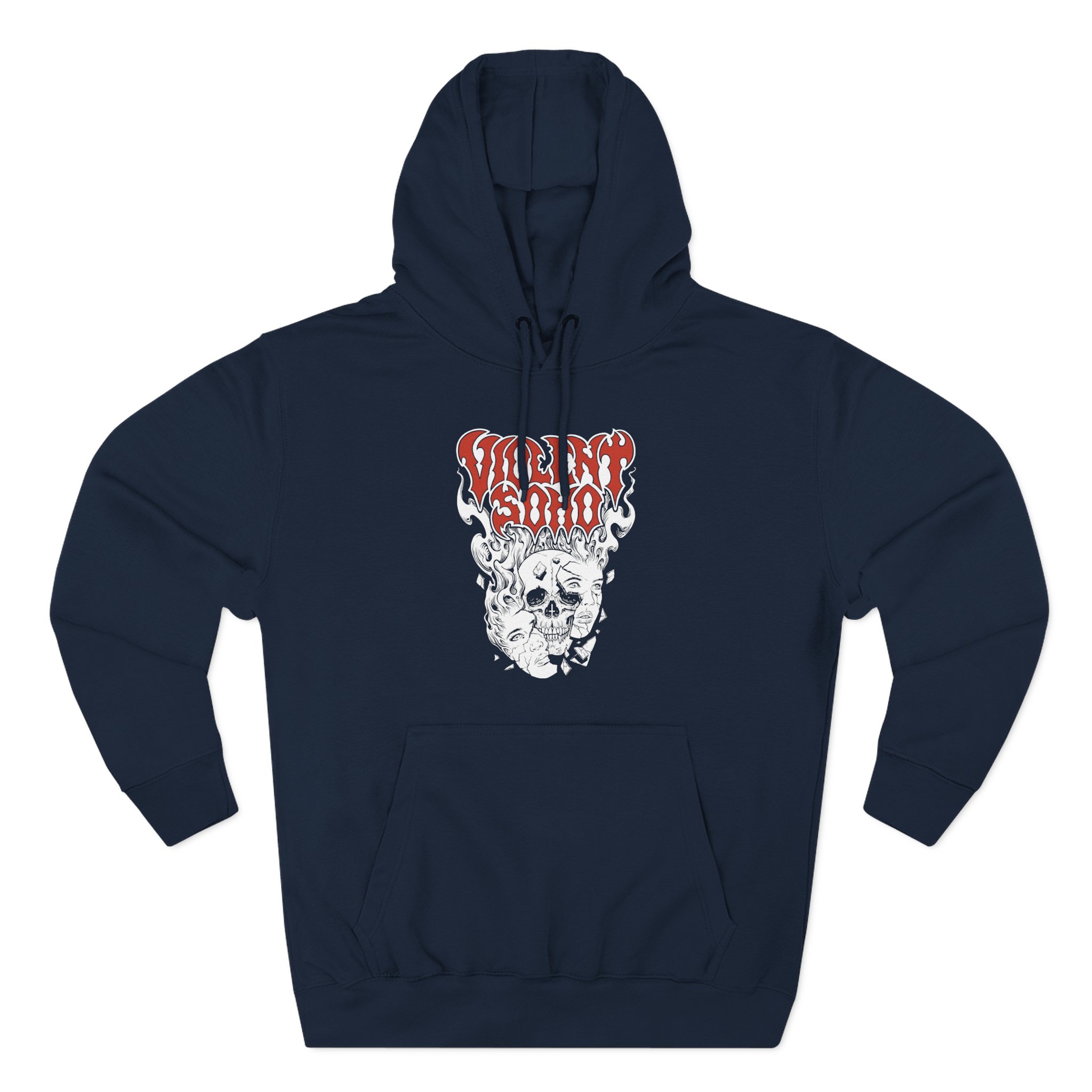 Violent Soho Murdoch Skull Three-Panel Fleece Hoodie