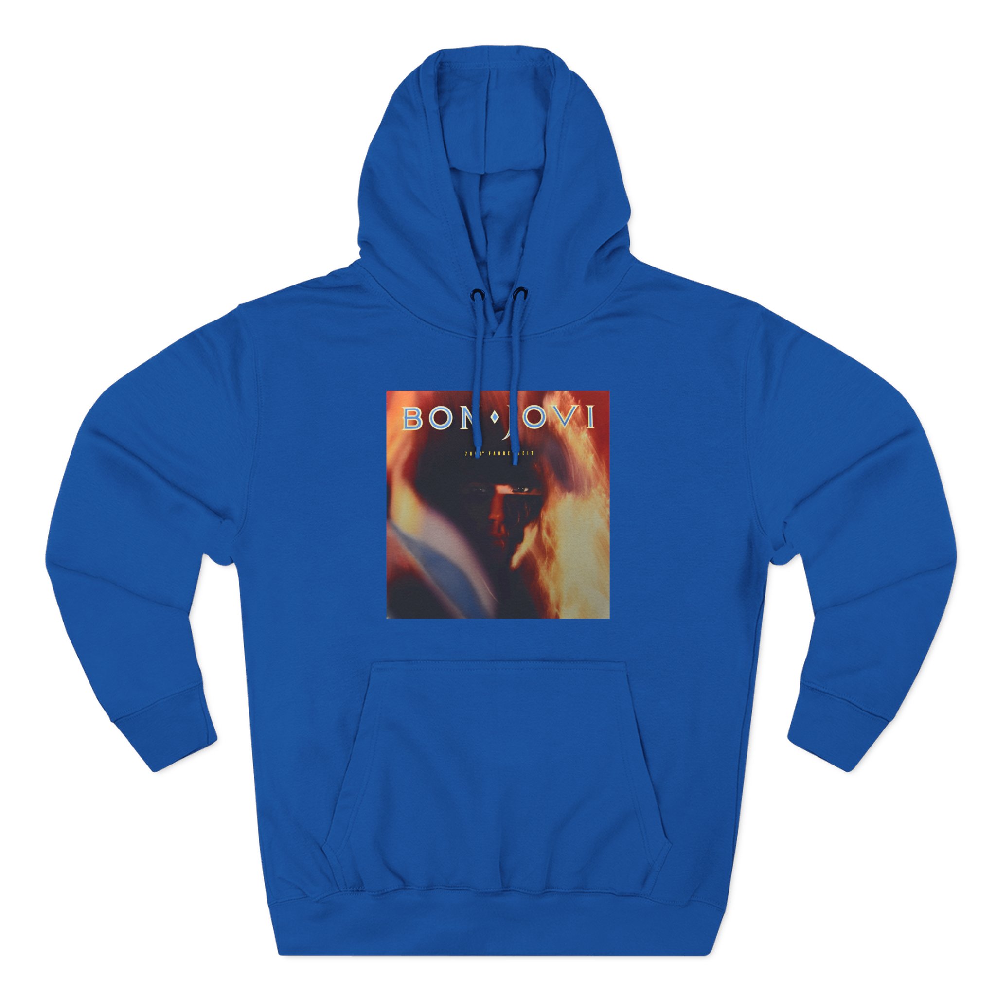 Bon Jovi 7800° Fahrenheit Three-Panel Fleece Hoodie