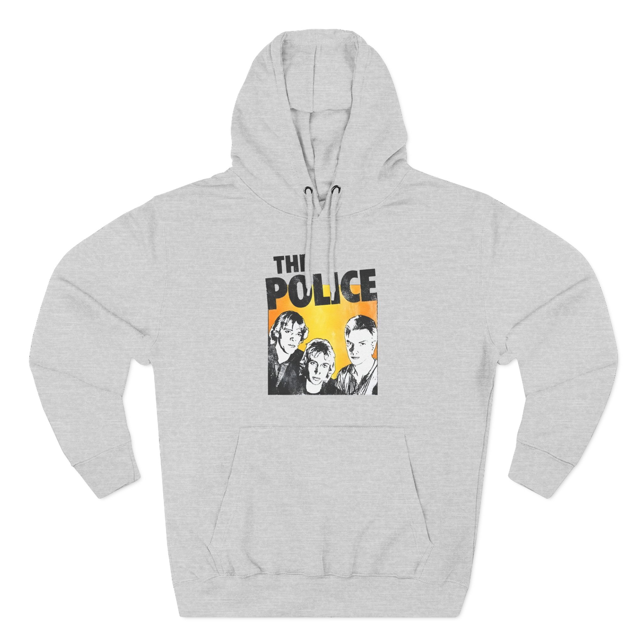The Police Outlandos Bootleg 1980 Ragla Three-Panel Fleece Hoodie