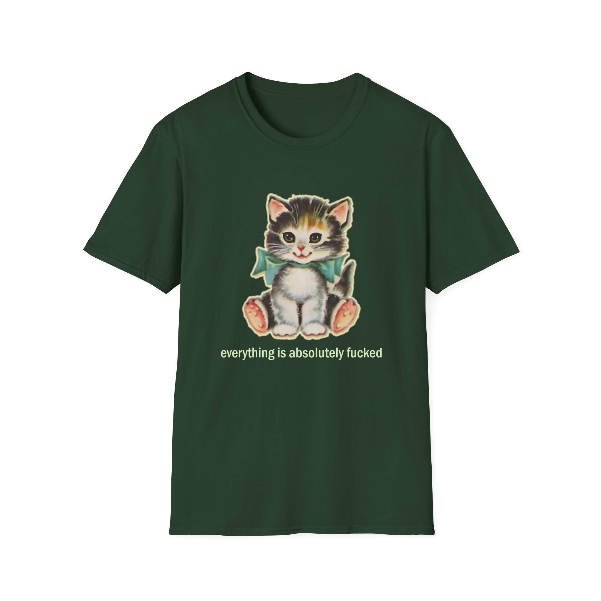 Paleface Cursed Cat Unisex Softstyle T-shirt