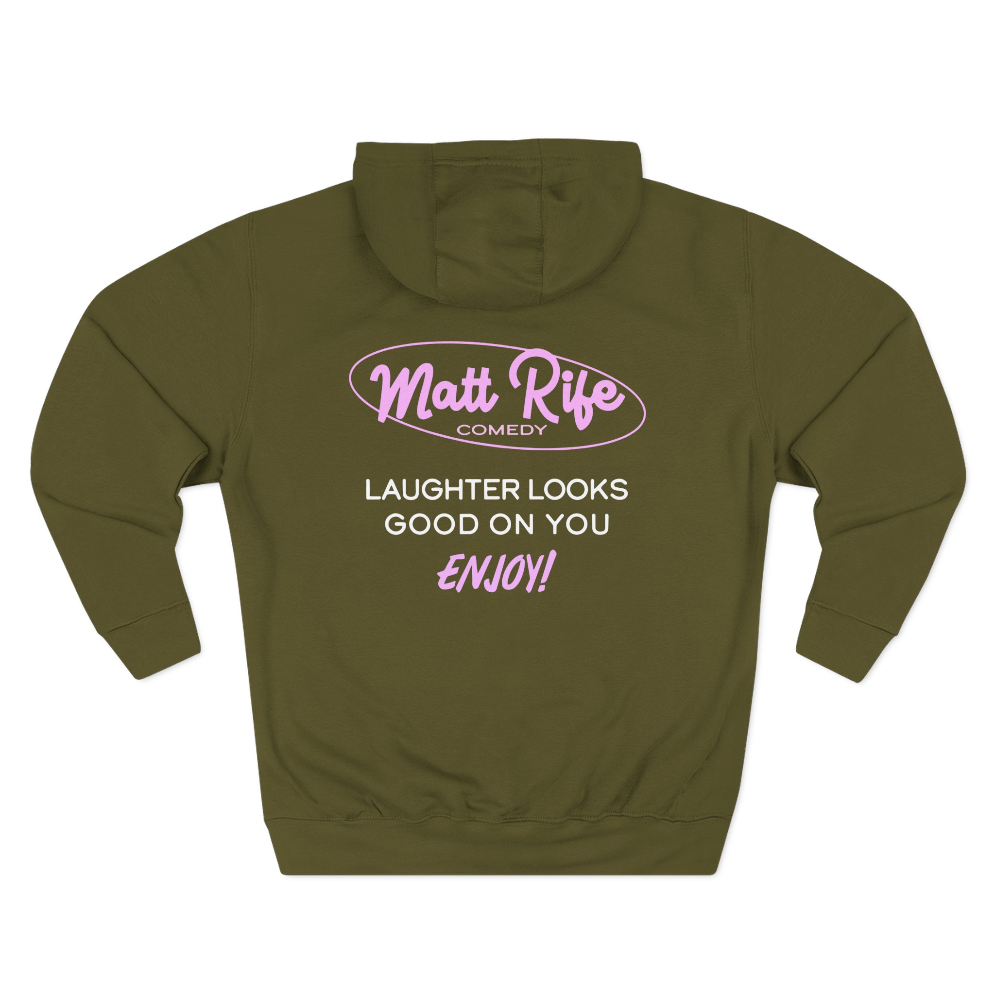 Matt Rife Laughter Looks Good on You Three-Panel Fleece Hoodie
