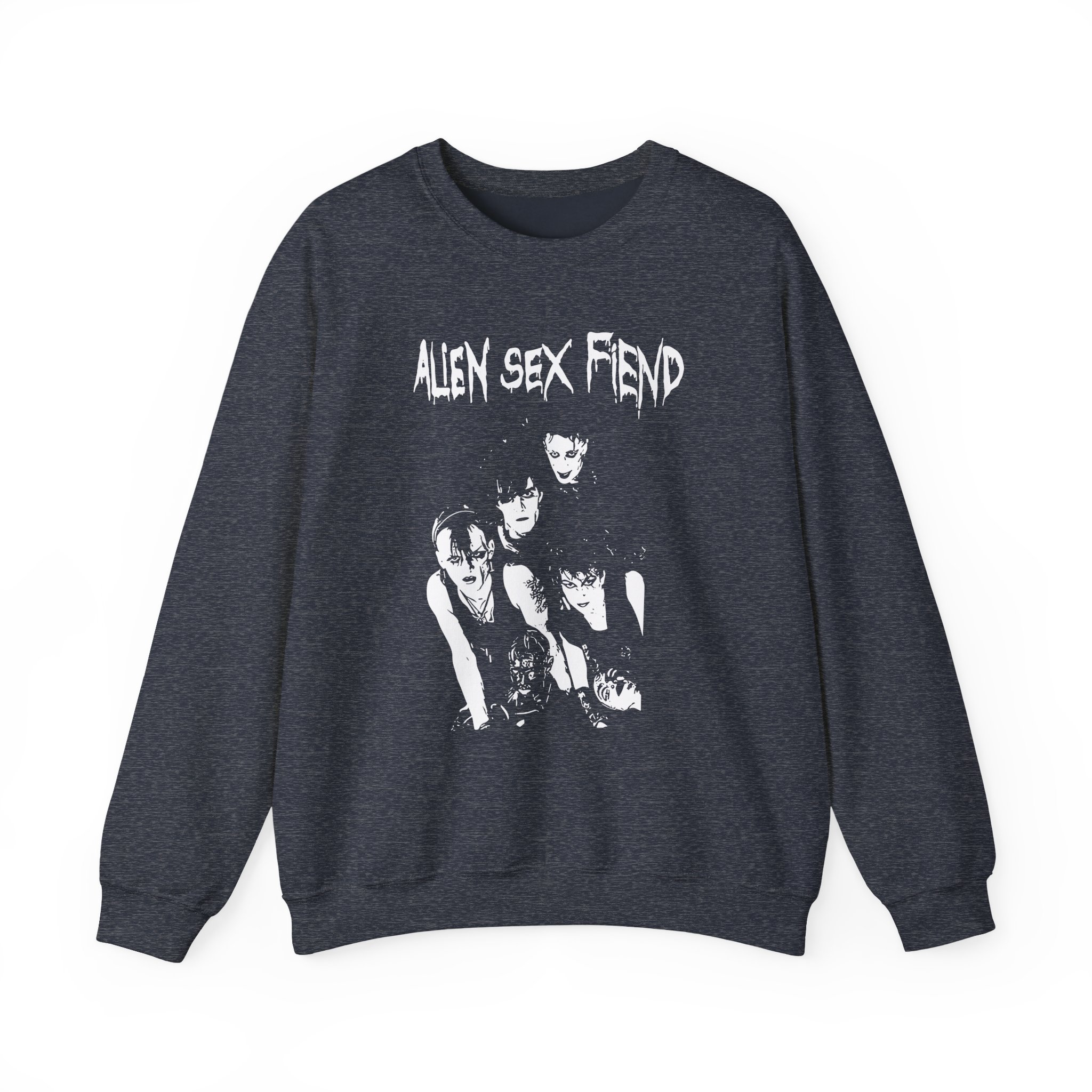 Alien Sex Fiend Band Photo Unisex Heavy Blendâ„¢ Crewneck Sweatshirt