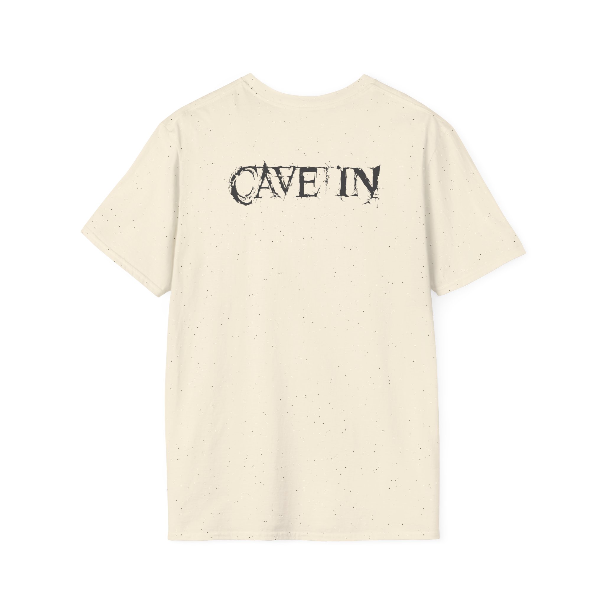 Cave in Satellite: Blackened Unisex Softstyle T-Shirt