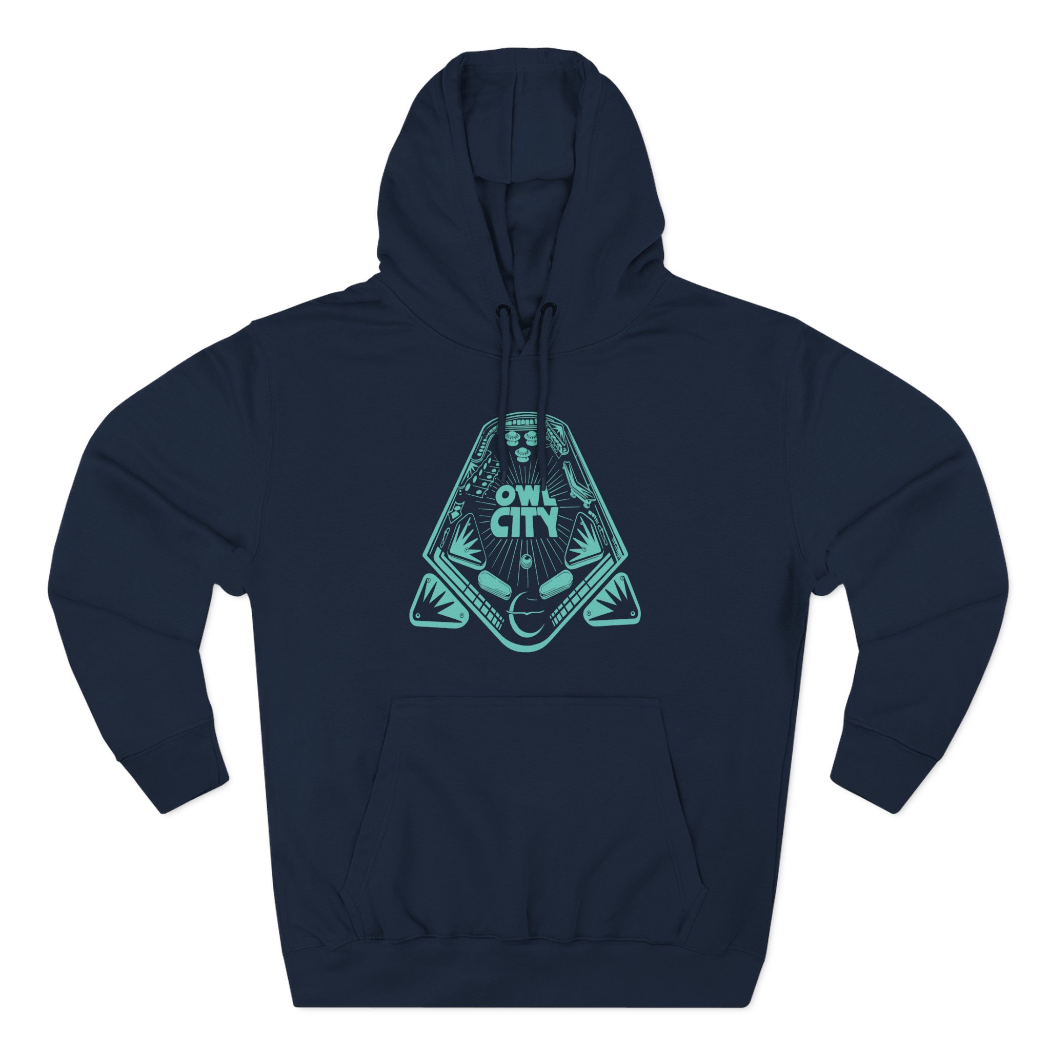 Owl City Pinball Three-Panel Fleece Hoodie
