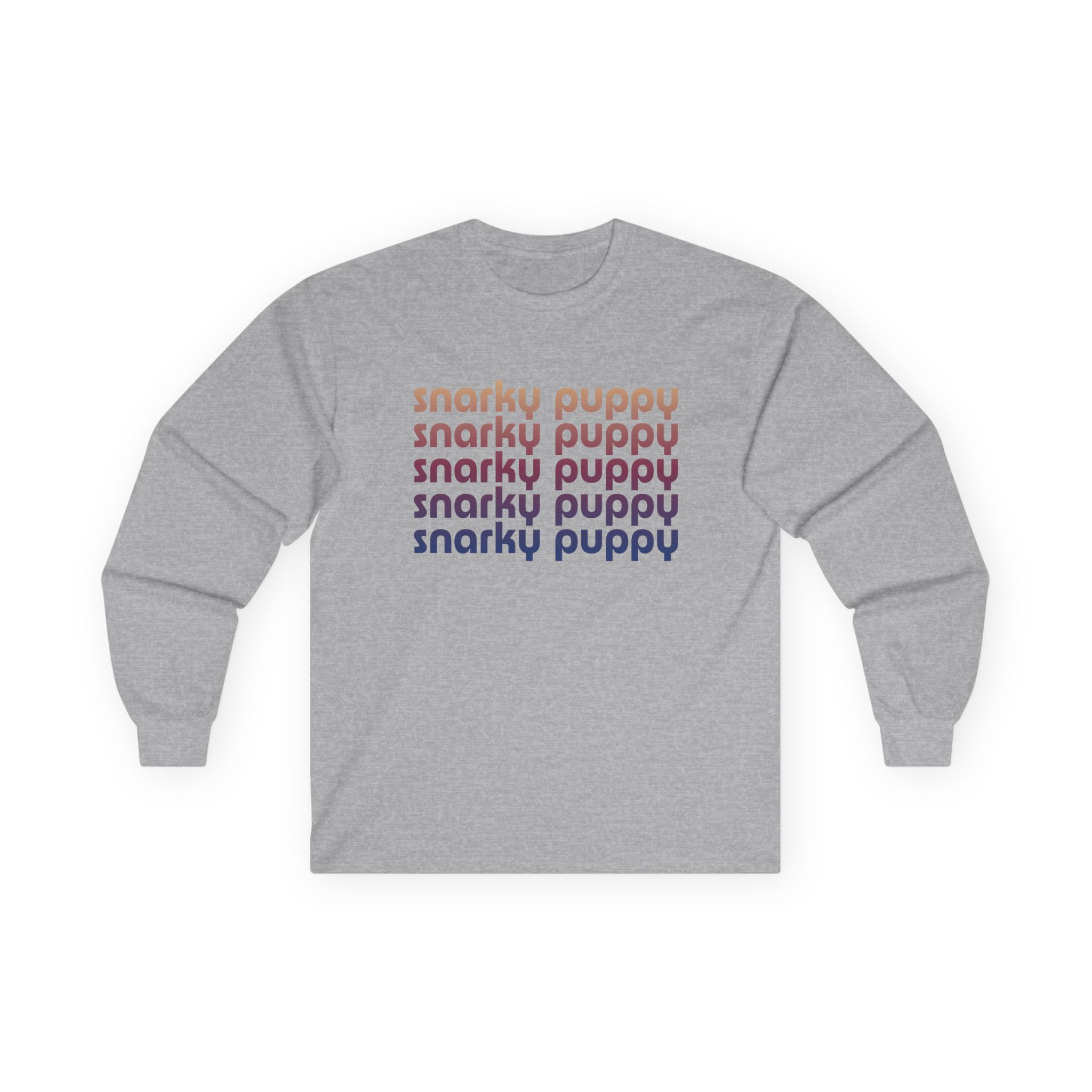 Snarky Puppy Repeating Logo Unisex Ultra Cotton Long Sleeve Tee