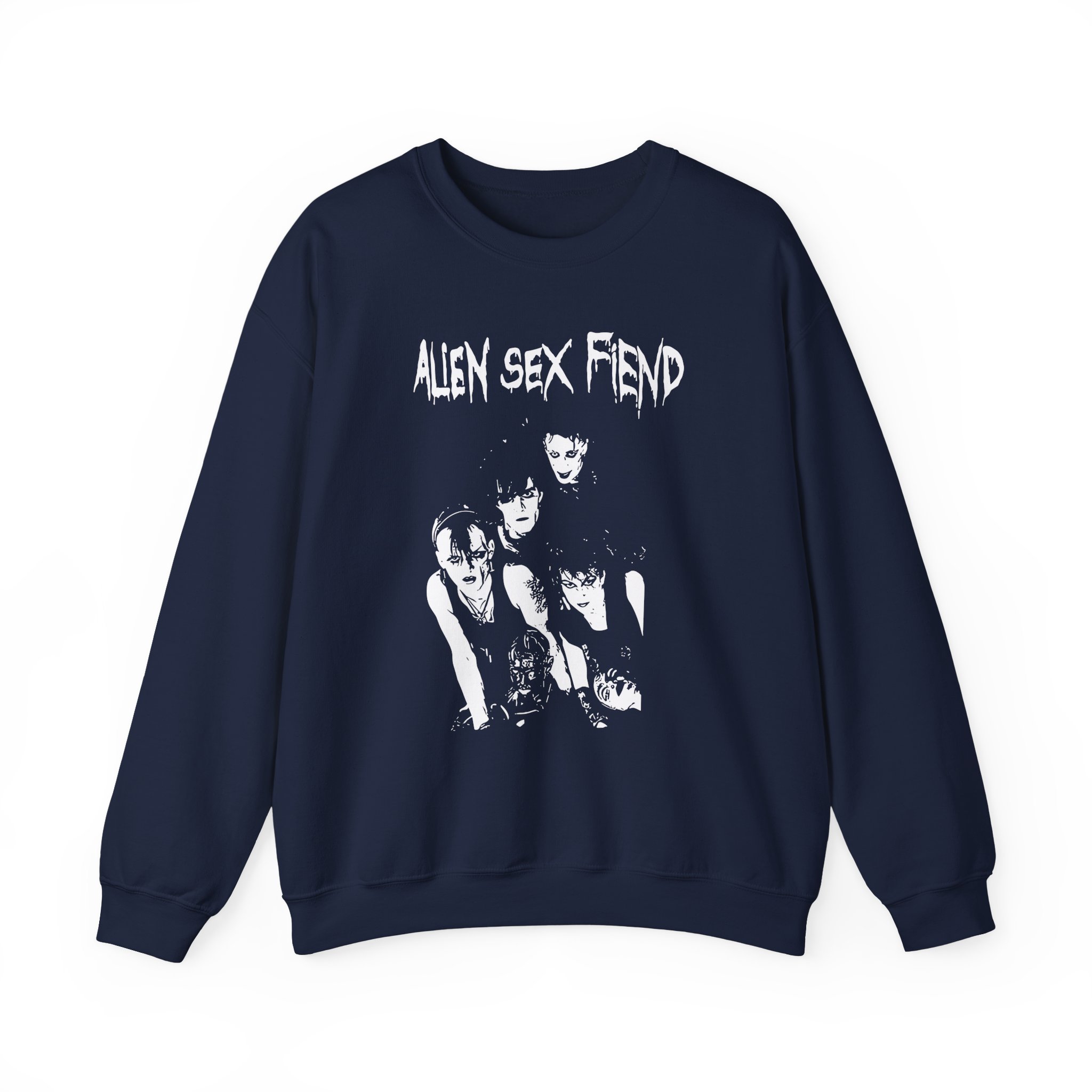 Alien Sex Fiend Band Photo Unisex Heavy Blendâ„¢ Crewneck Sweatshirt