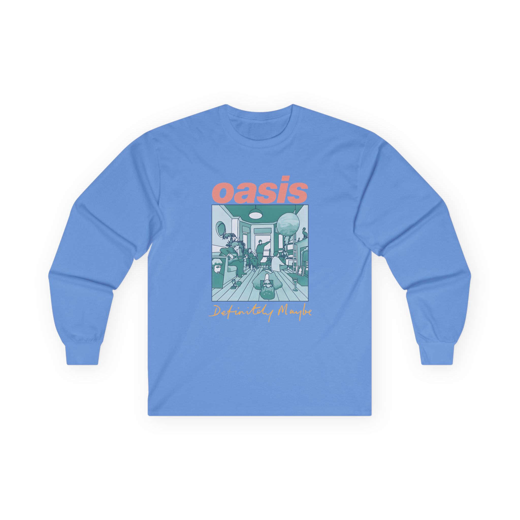 Oasis Definitely Maybe Artwork Unisex Ultra Cotton Long Sleeve Tee