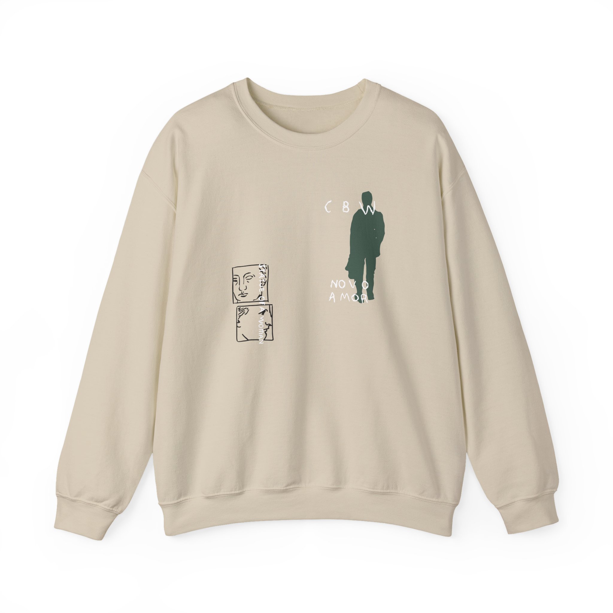 Novo Amor Statue Unisex Heavy Blendâ„¢ Crewneck Sweatshirt