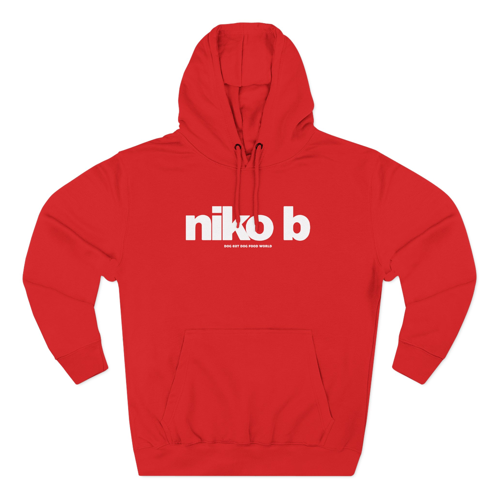 Niko B Dog Eat Dog Food World Three-panel Fleece Hoodie